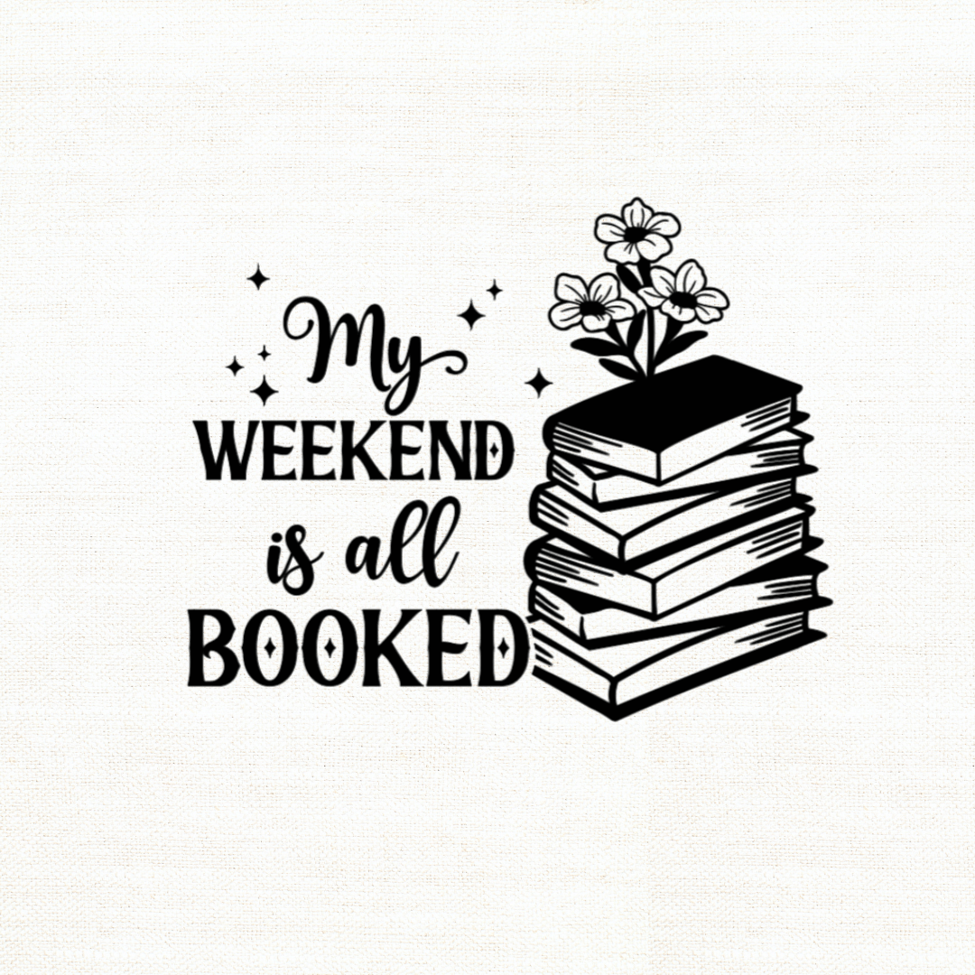 My Weekend is All Booked Canvas Tote Bag