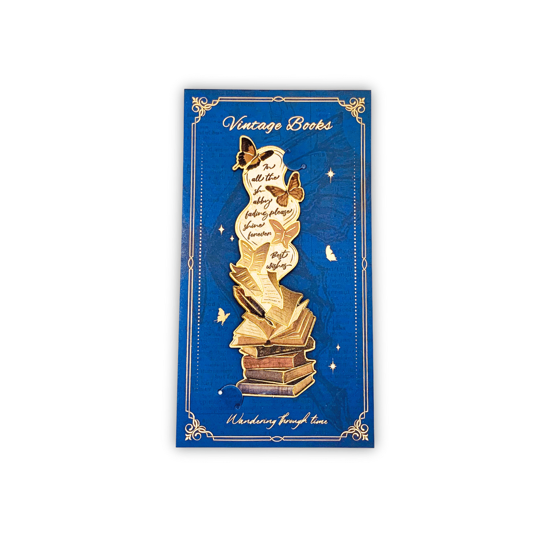 Vintage Style Metal Literary Bookmarks