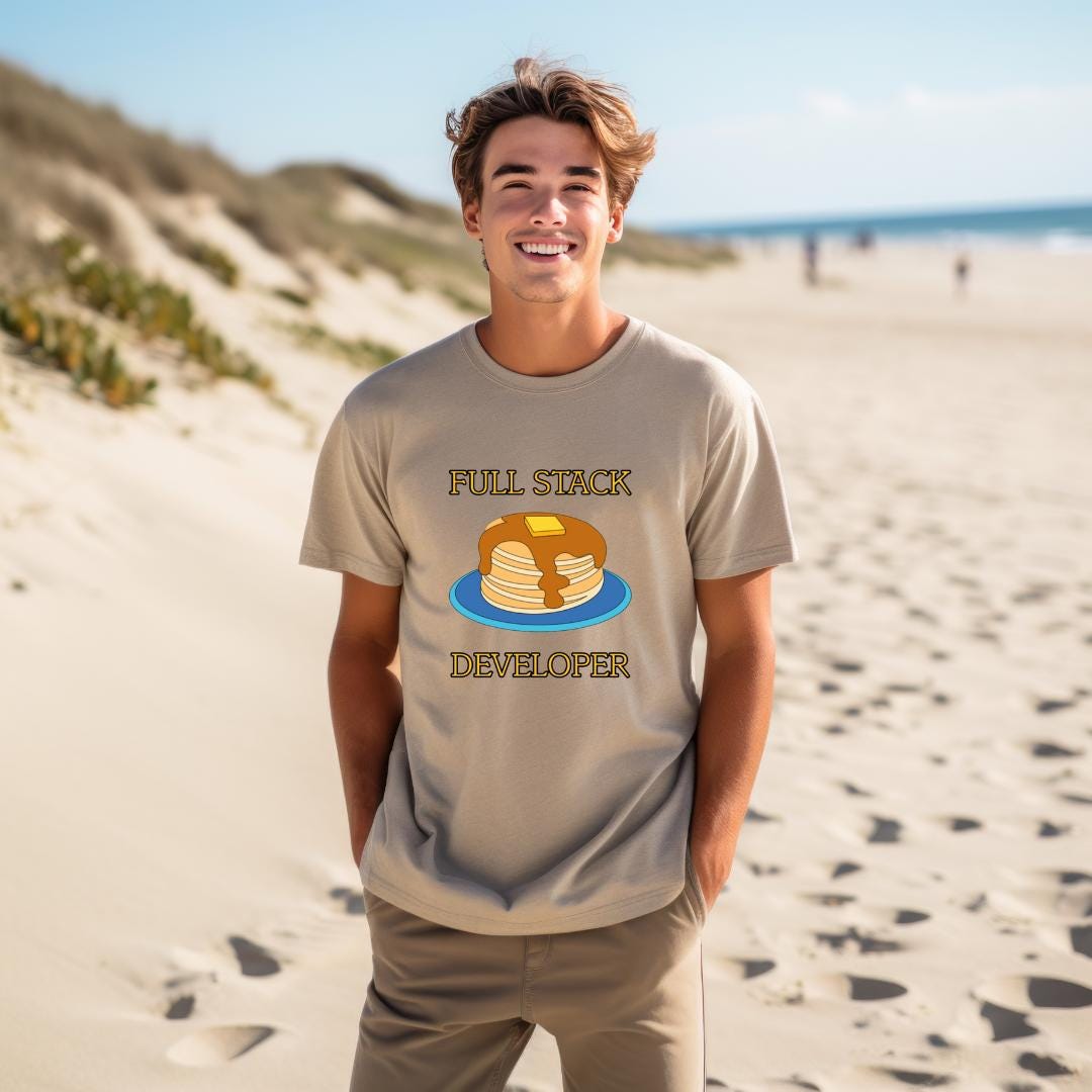 Full Stack Developer - Pancakes & Programming T-Shirt