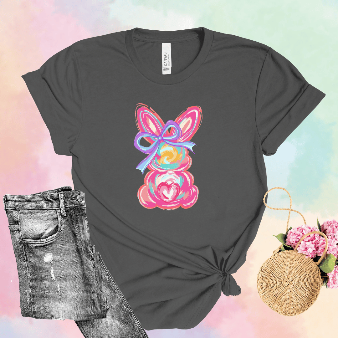 Colorful Painted Easter Bunny T-Shirt