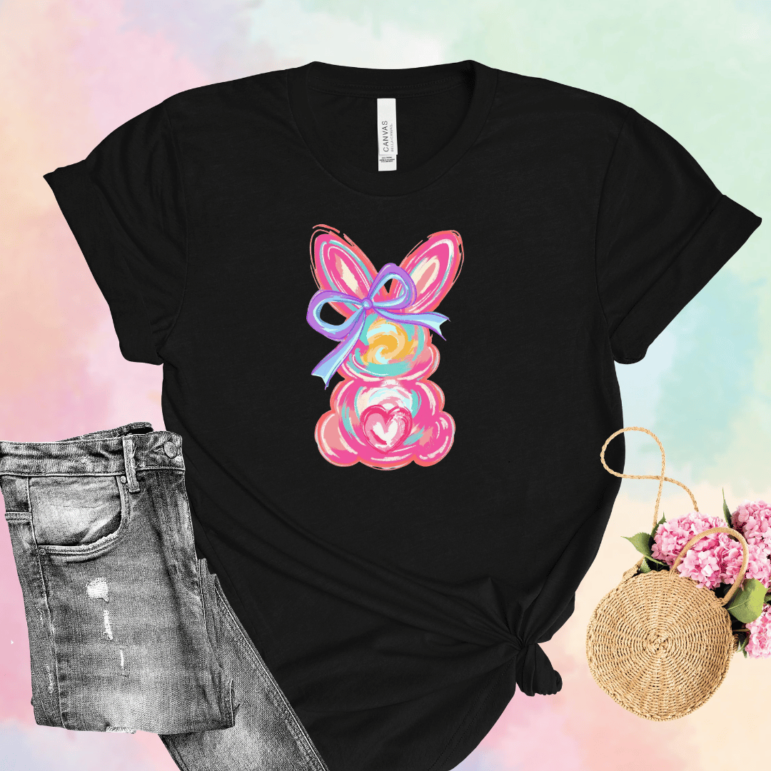 Colorful Painted Easter Bunny T-Shirt