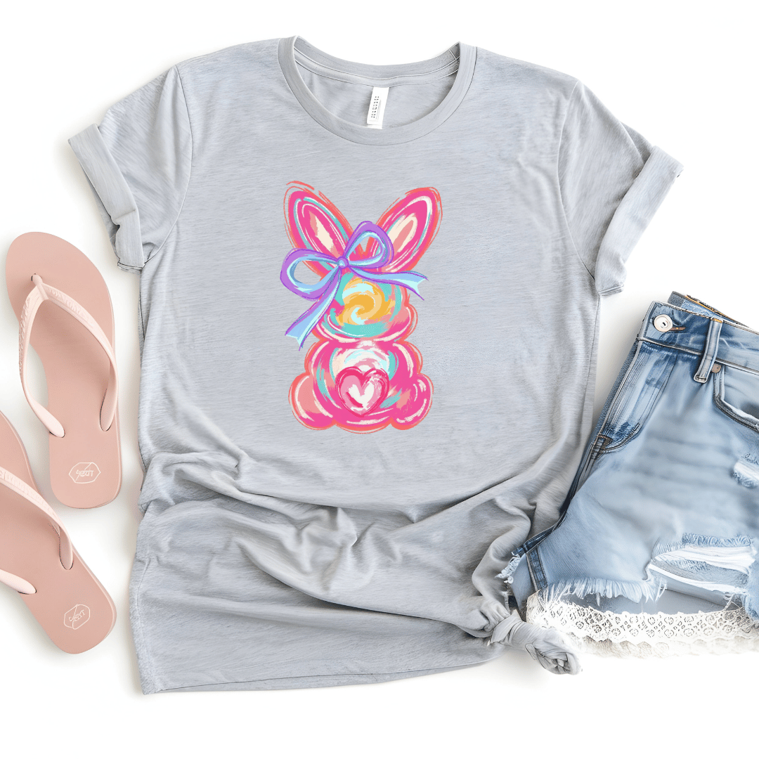Colorful Painted Easter Bunny T-Shirt