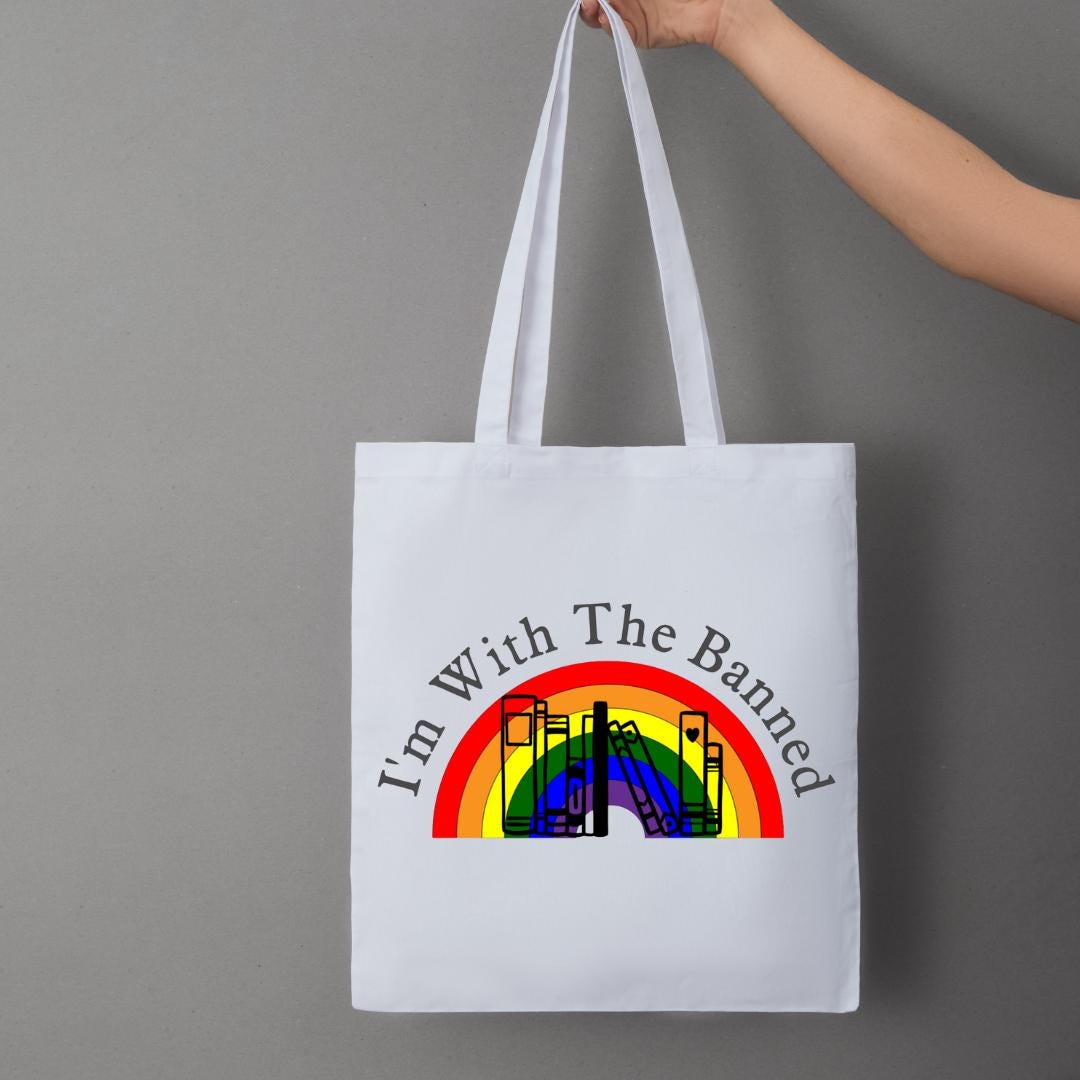 I'm With the Banned Eco Tote Bag