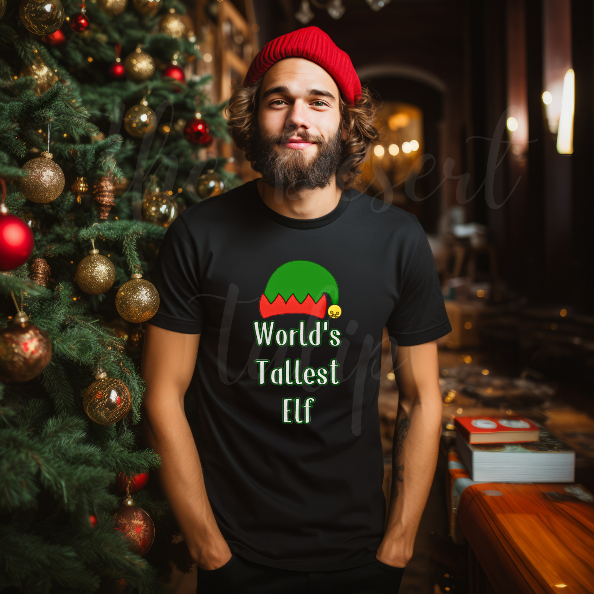 World's Tallest Elf Funny Christmas T-Shirt
