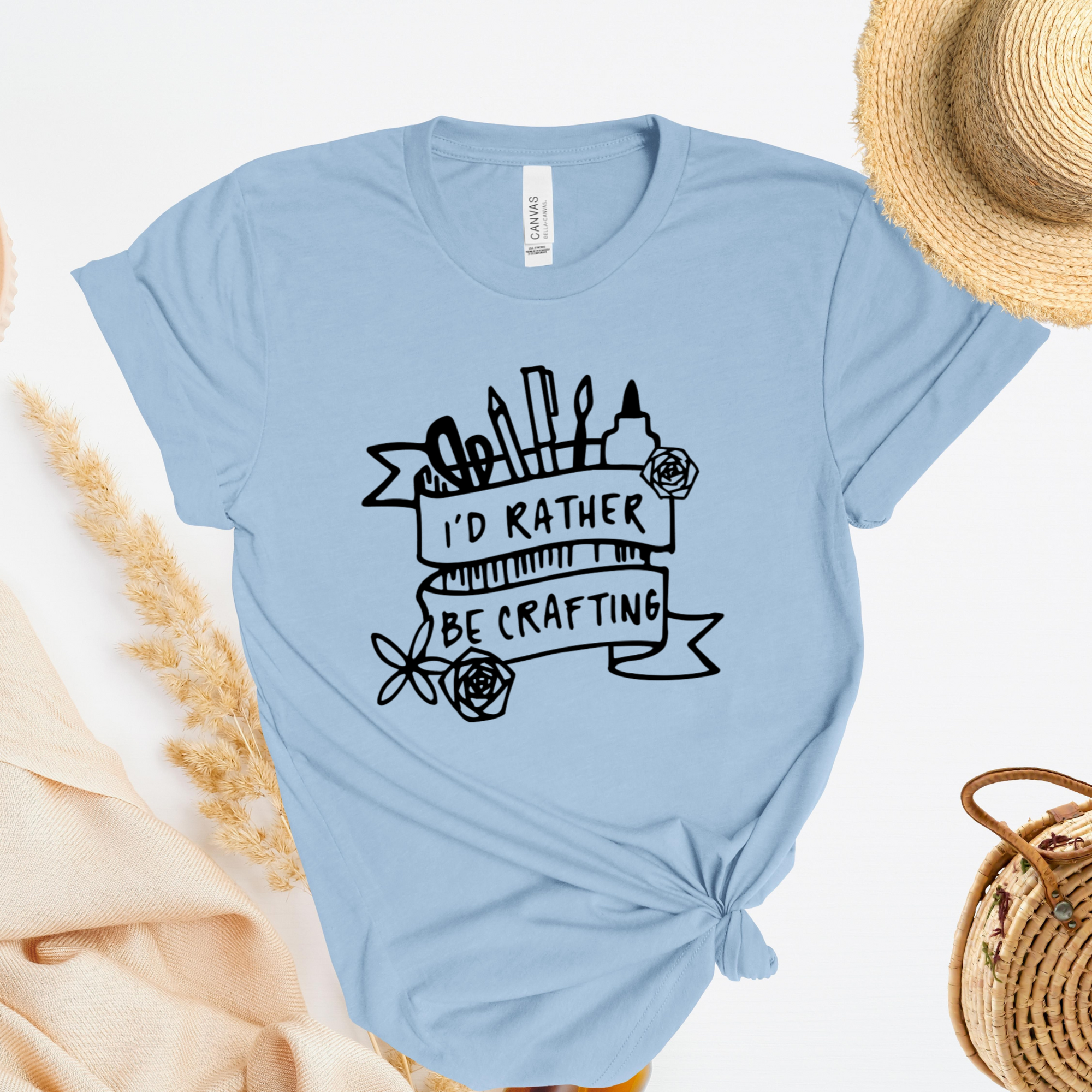 I'd Rather Be Crafting T-Shirt