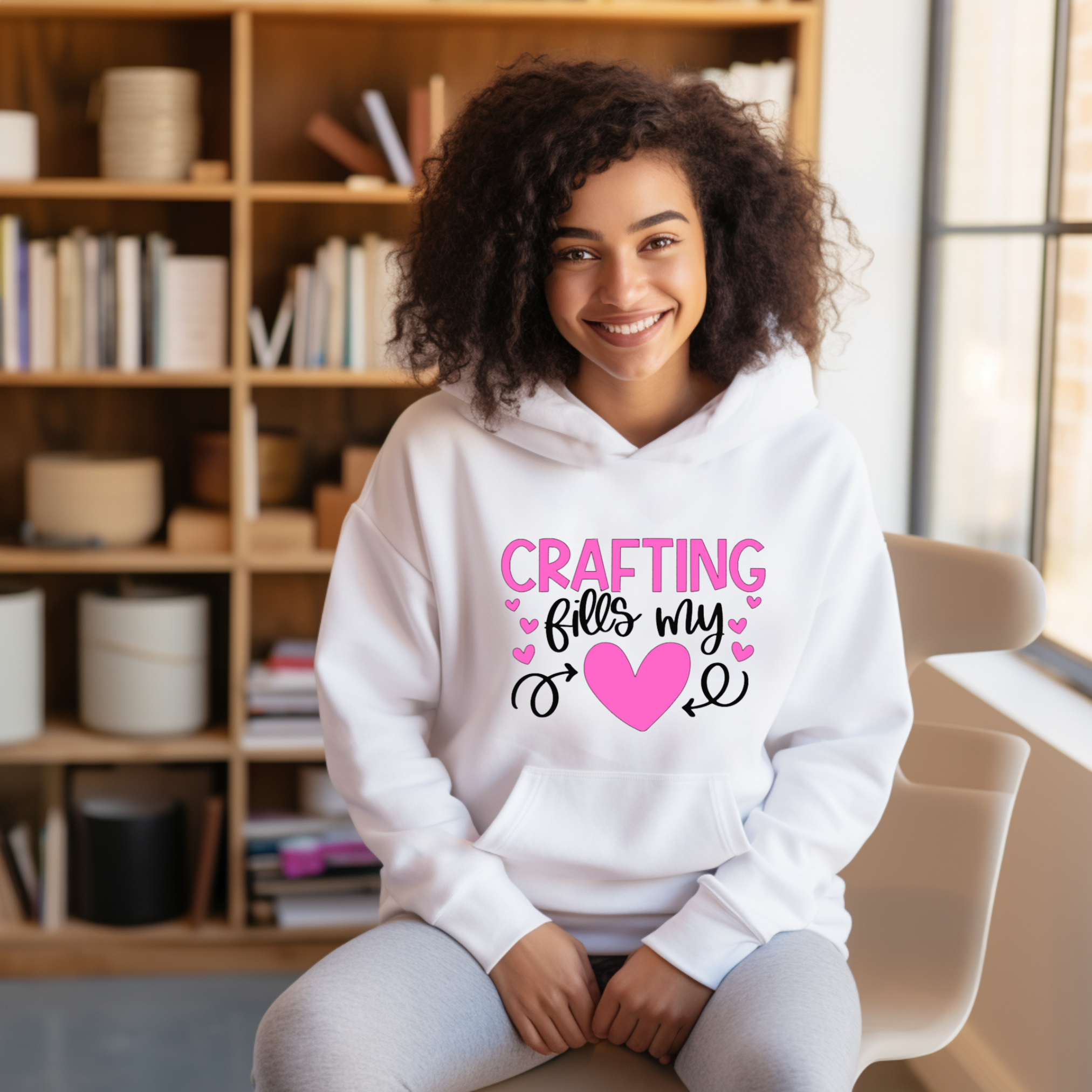 Crafting Fills My Heart Hoodie