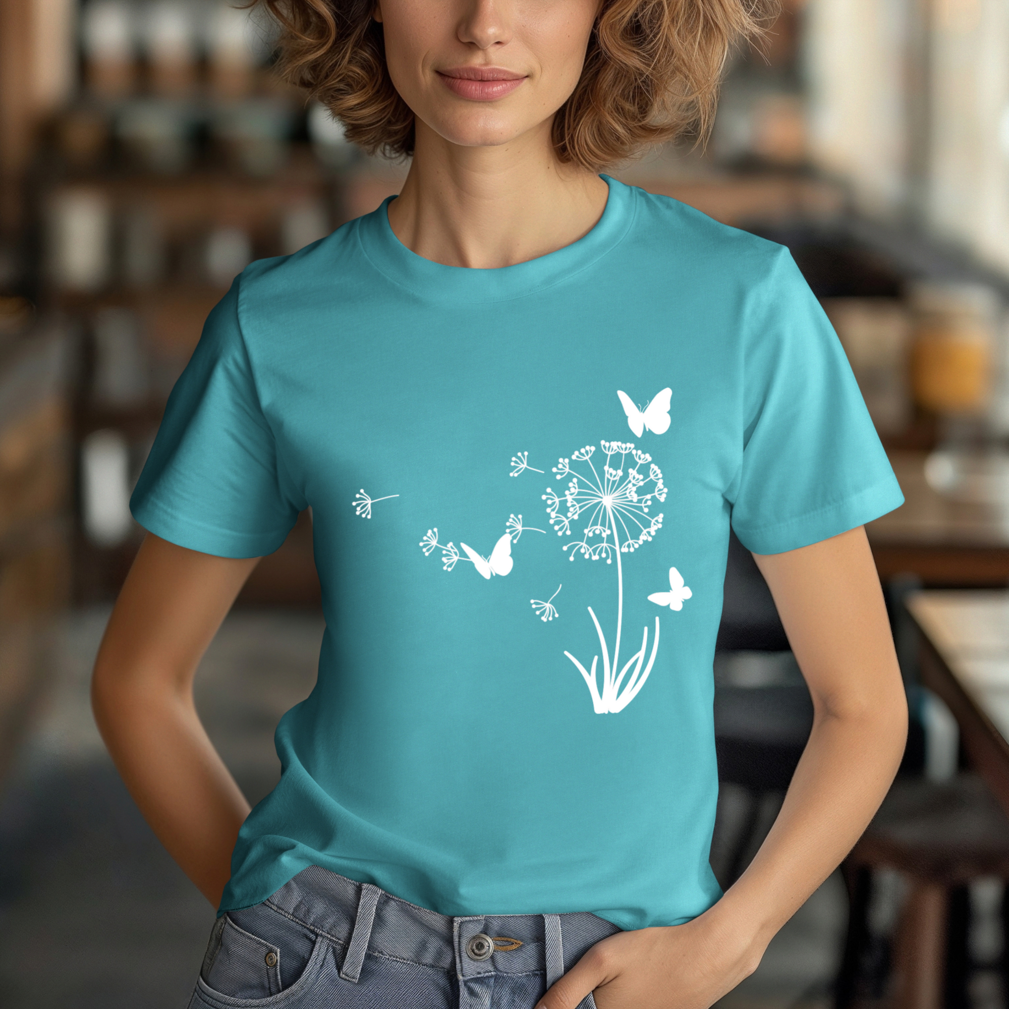 Dandelion Butterfly T-Shirt
