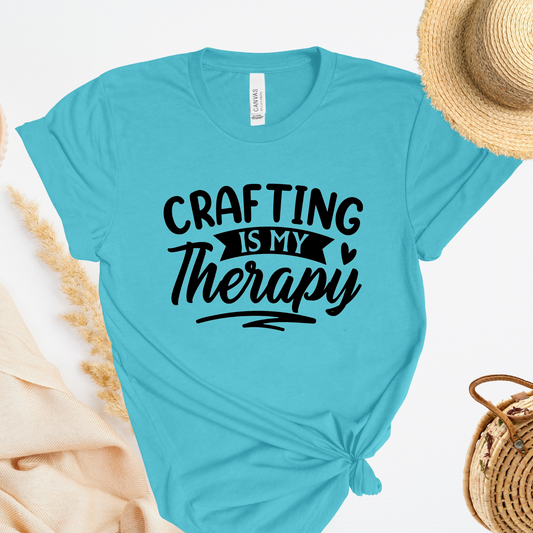 Crafting Is My Therapy T-Shirt
