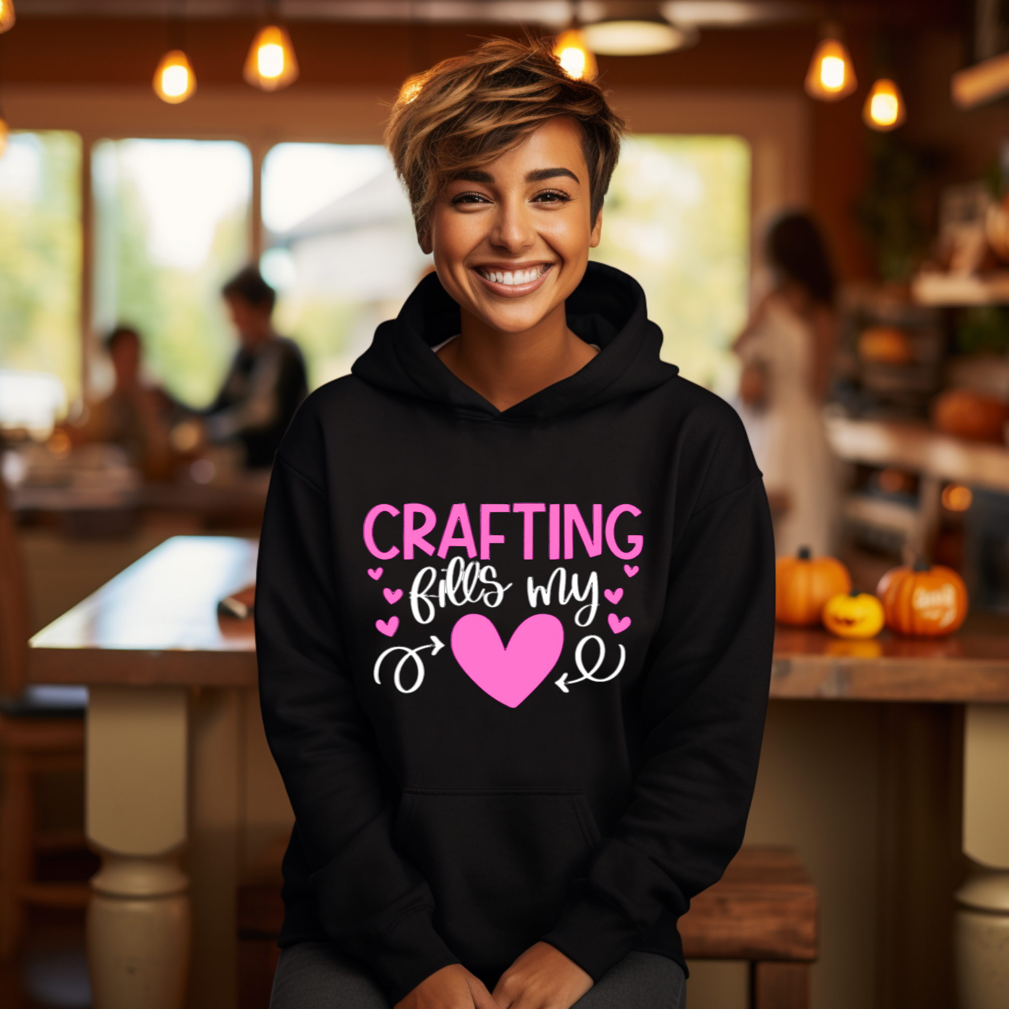 Crafting Fills My Heart Hoodie