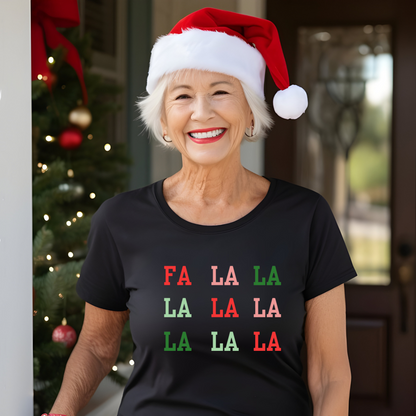 Fa La La La La Festive Christmas Shirt, Festive, Holiday, Christmas Party, Cheer, Gift