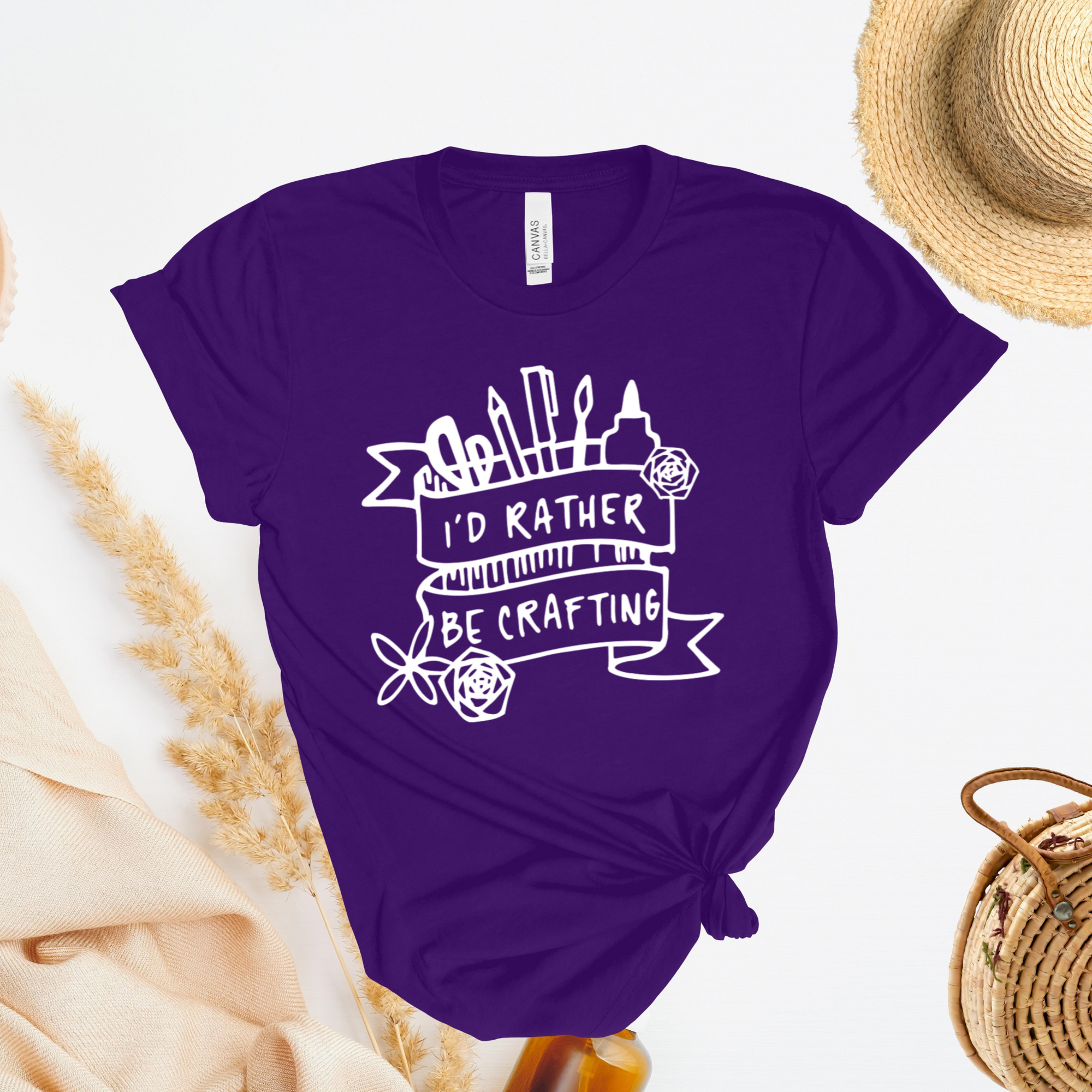 I'd Rather Be Crafting T-Shirt
