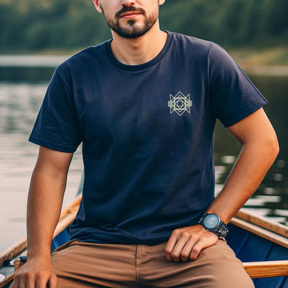 Trendy Minimalist Art Deco T-Shirt: Sleek Unisex Fashion for All Genders