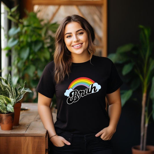 Rainbow Bruh Meme T-Shirt