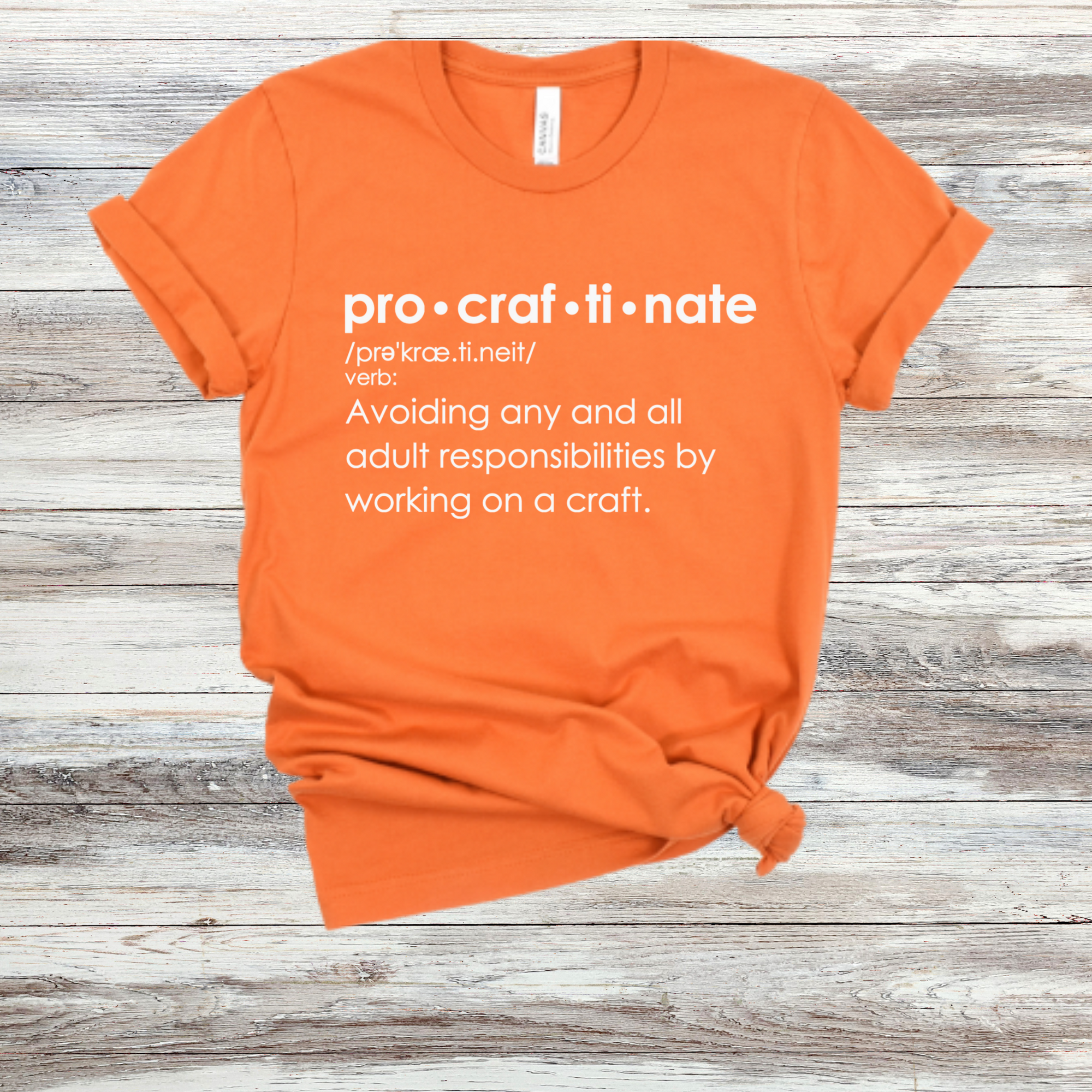 Procraftinate Definition T-Shirt
