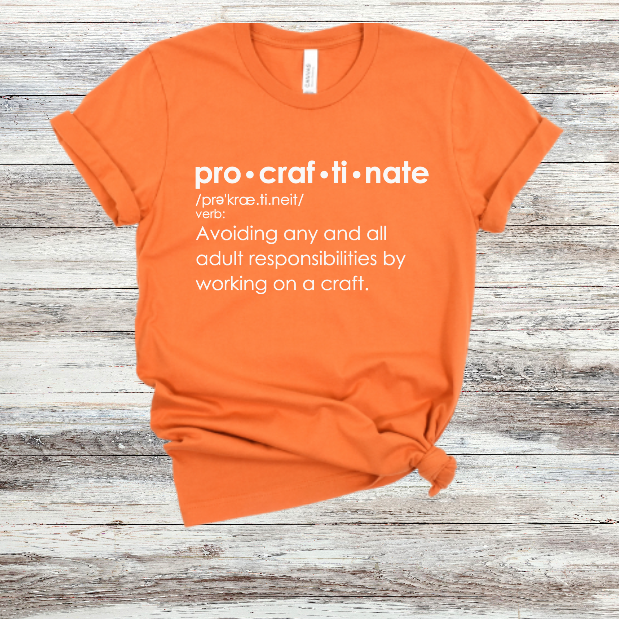 Procraftinate Definition T-Shirt