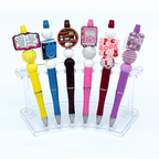 Bookish Beadable Pen with Silicone Beads