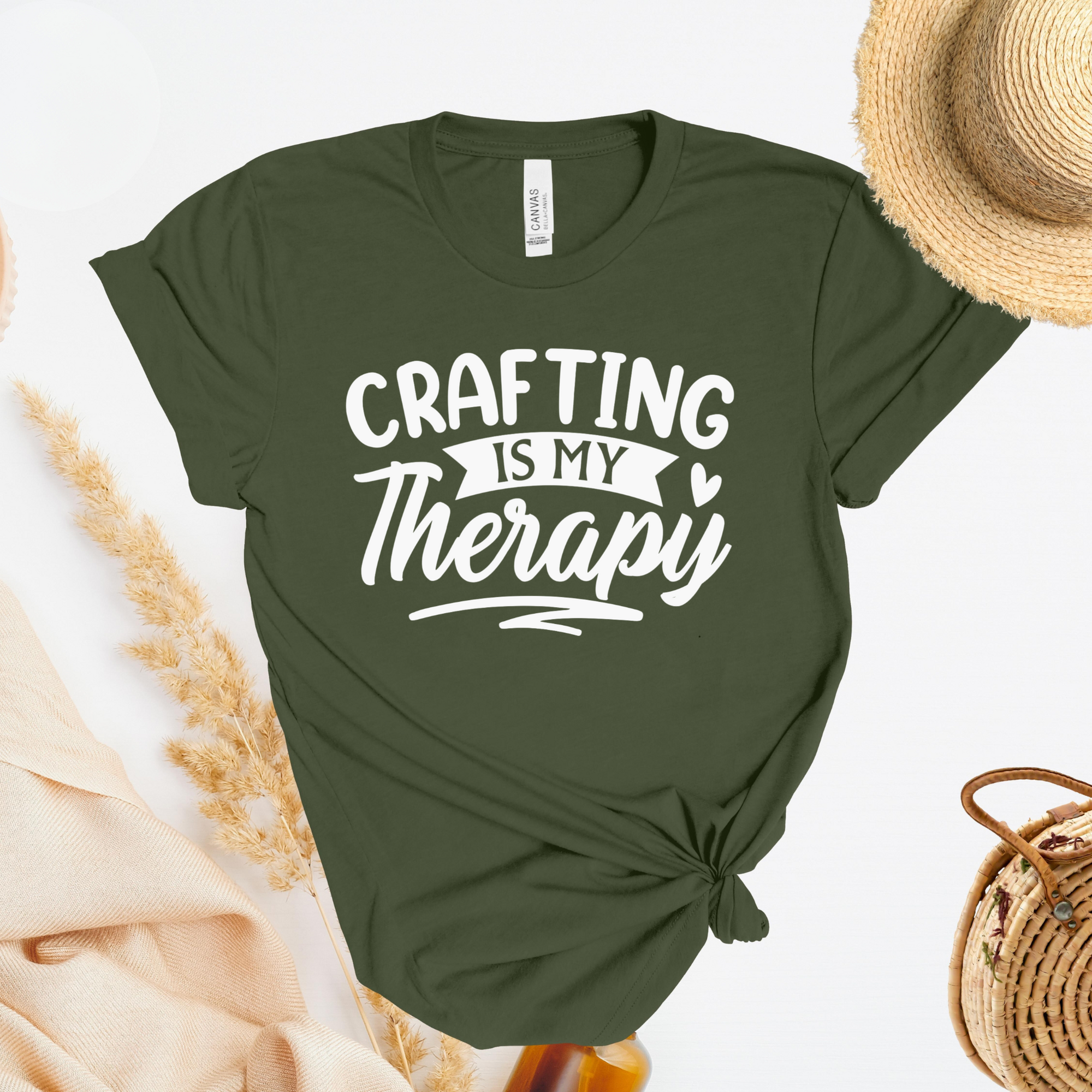 Crafting Is My Therapy T-Shirt