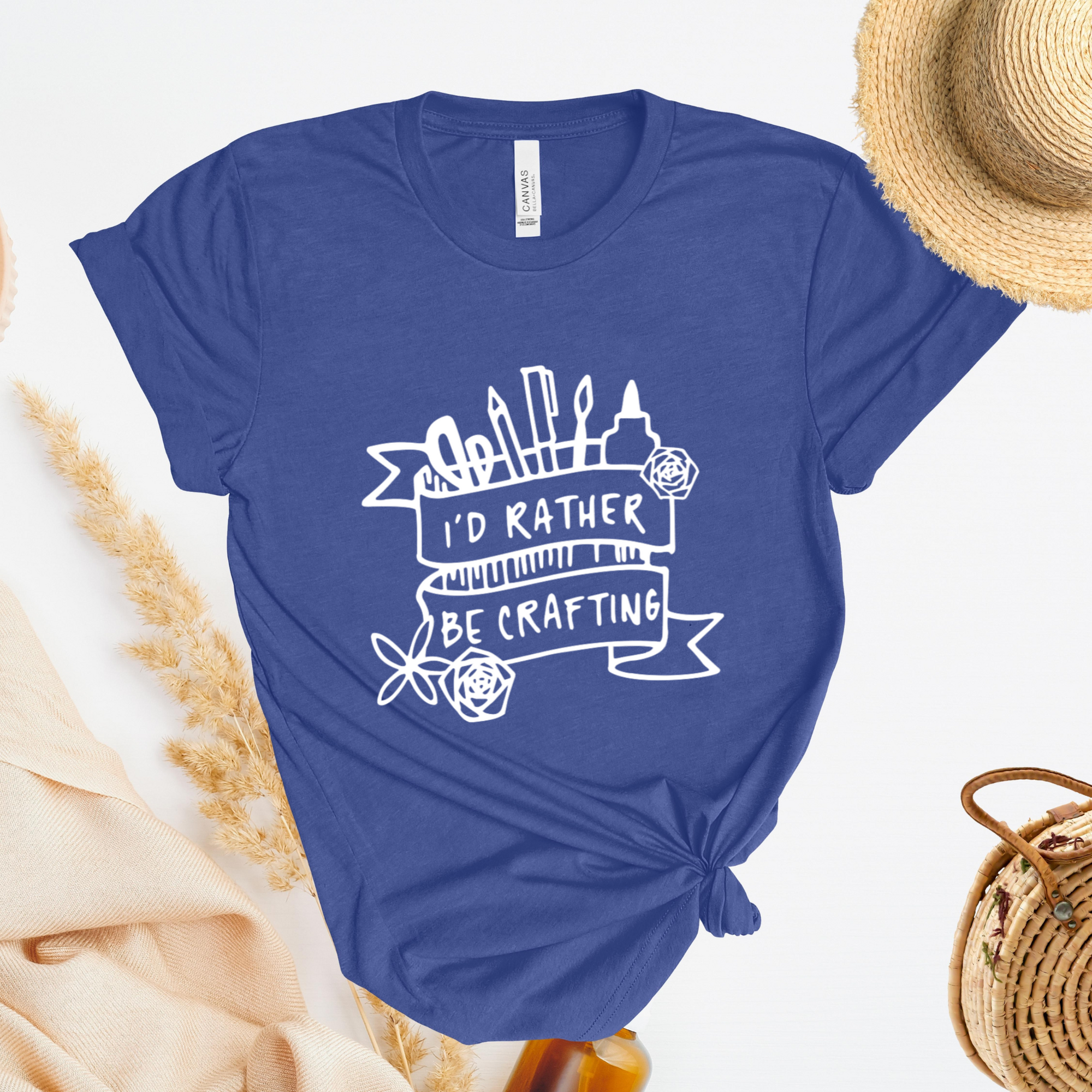 I'd Rather Be Crafting T-Shirt