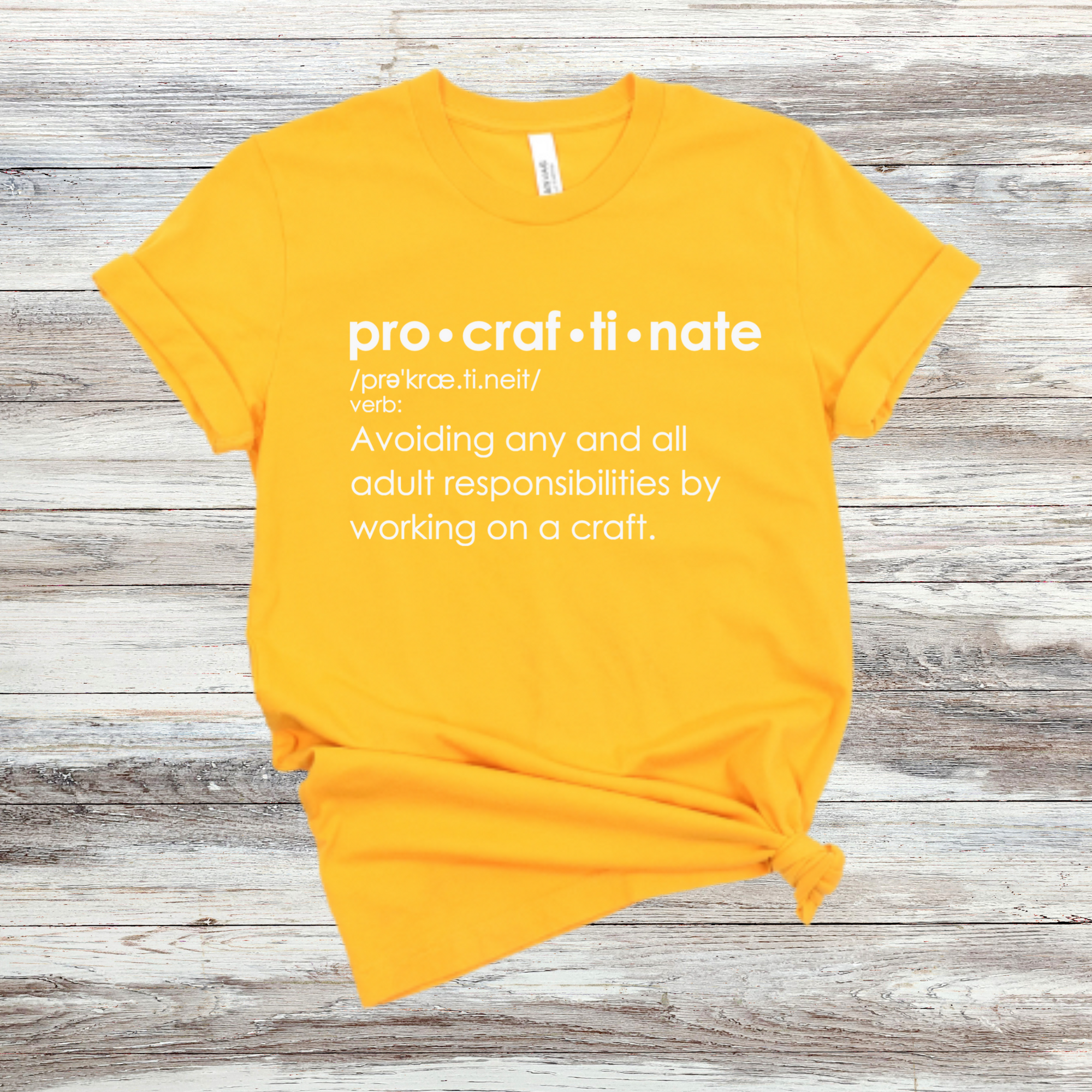 Procraftinate Definition T-Shirt