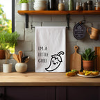 I'm A Little Chili Flour Sack Tea Towel