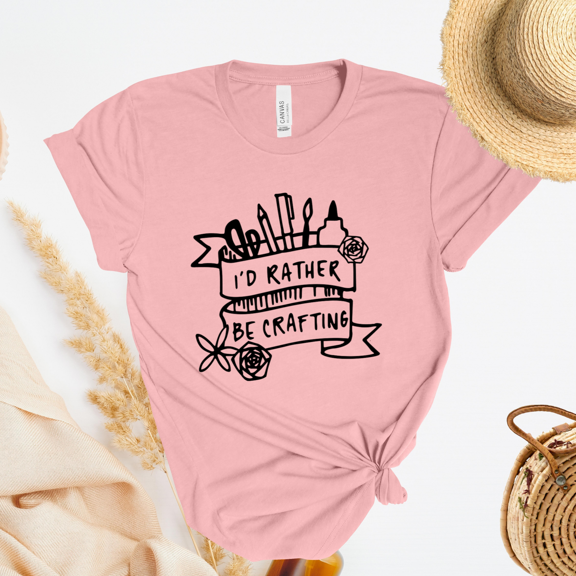 I'd Rather Be Crafting T-Shirt