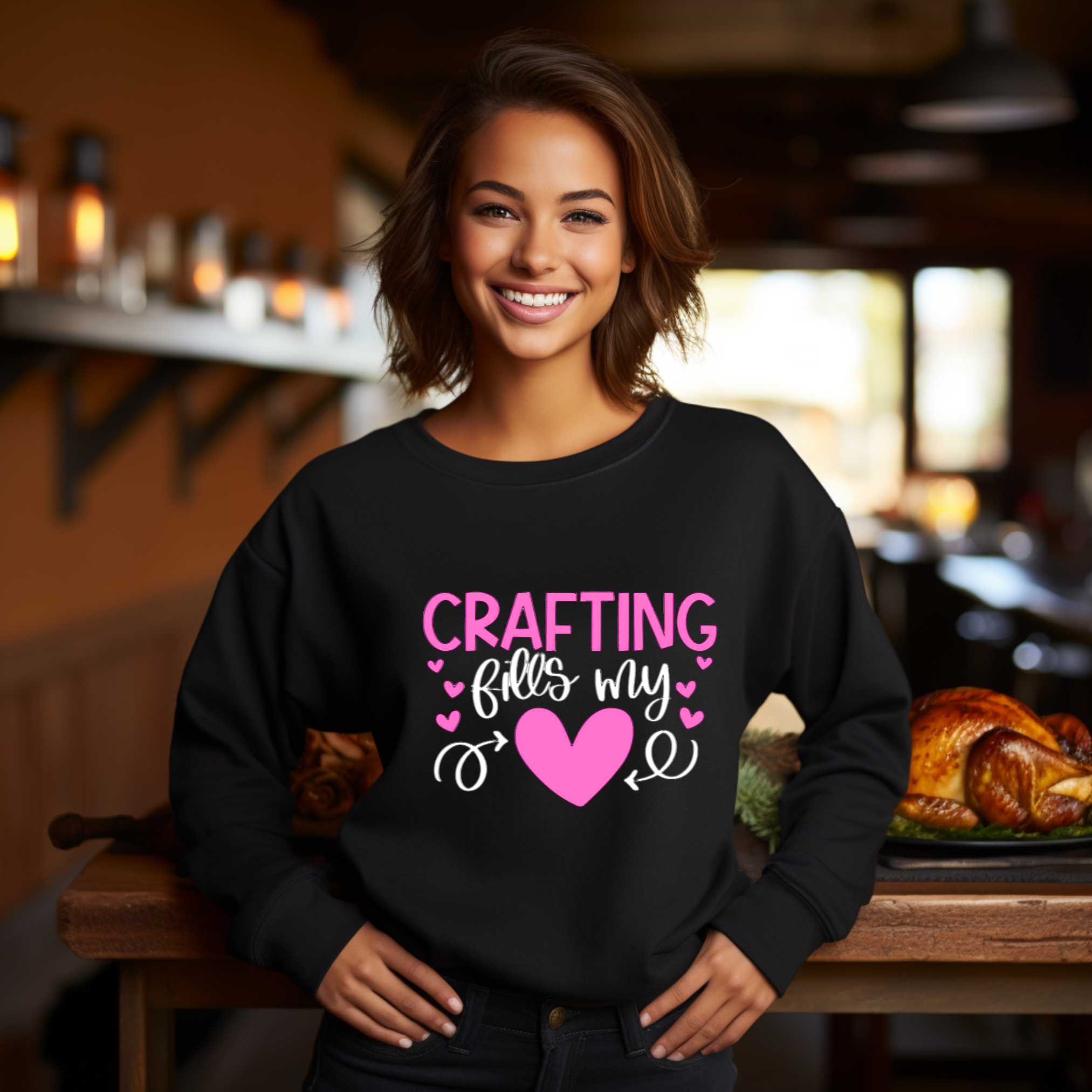 Crafting Fills My Heart Sweatshirt