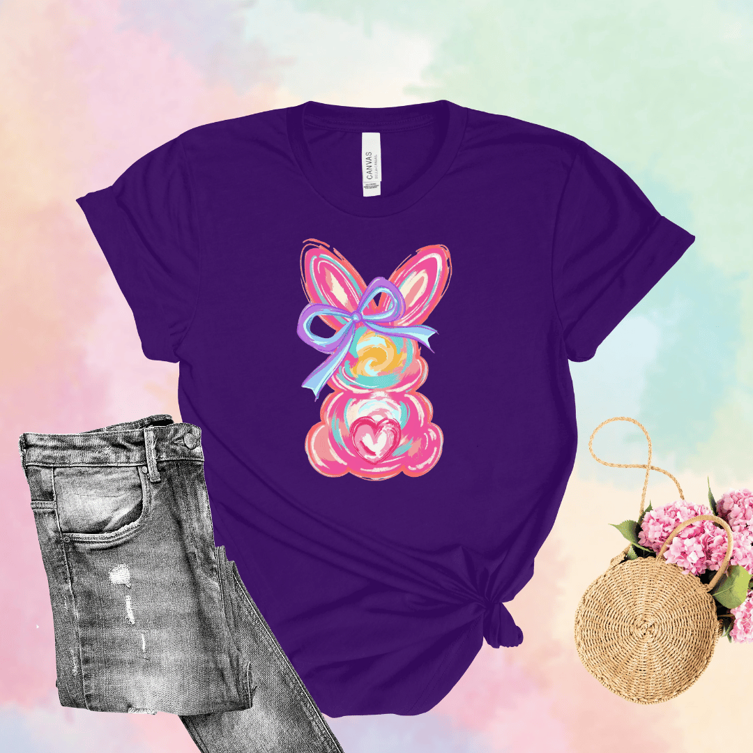 Colorful Painted Easter Bunny T-Shirt