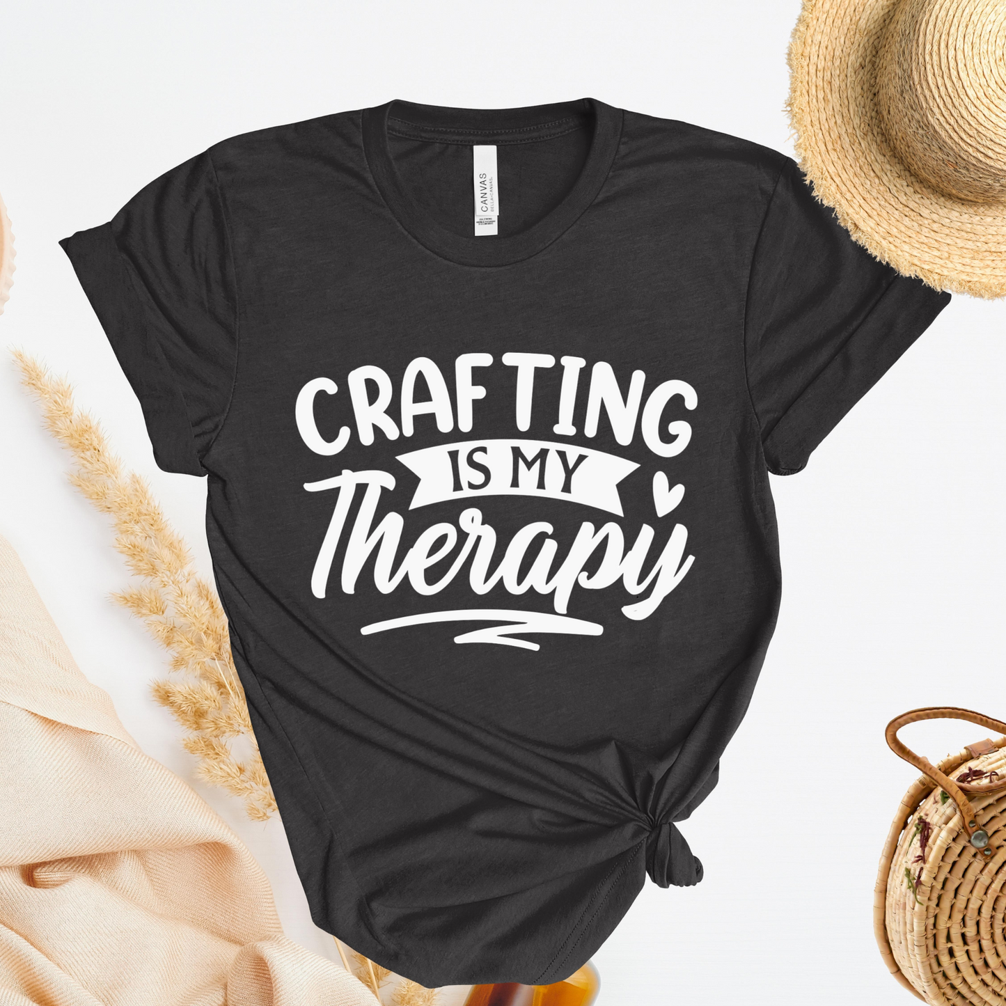 Crafting Is My Therapy T-Shirt