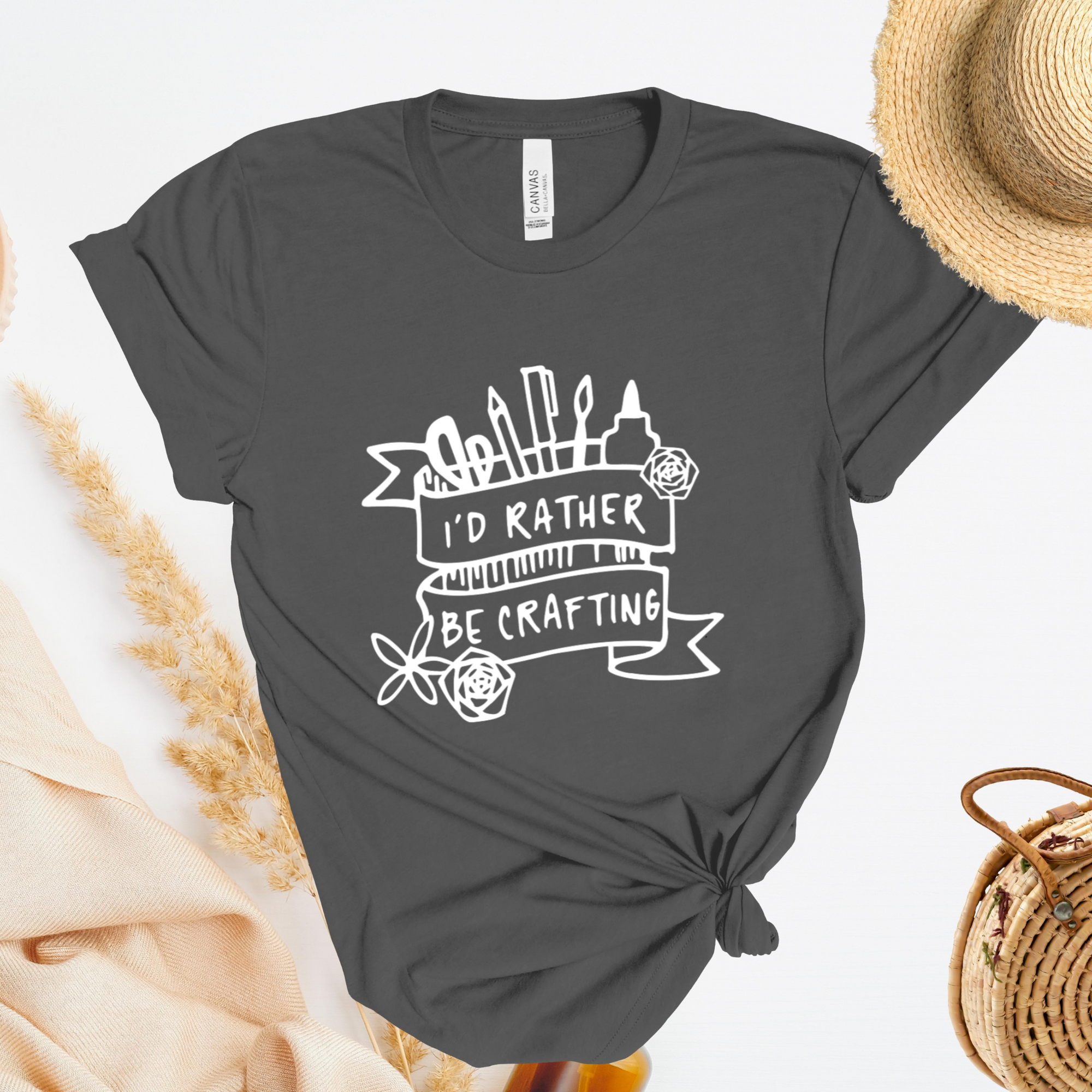 I'd Rather Be Crafting T-Shirt