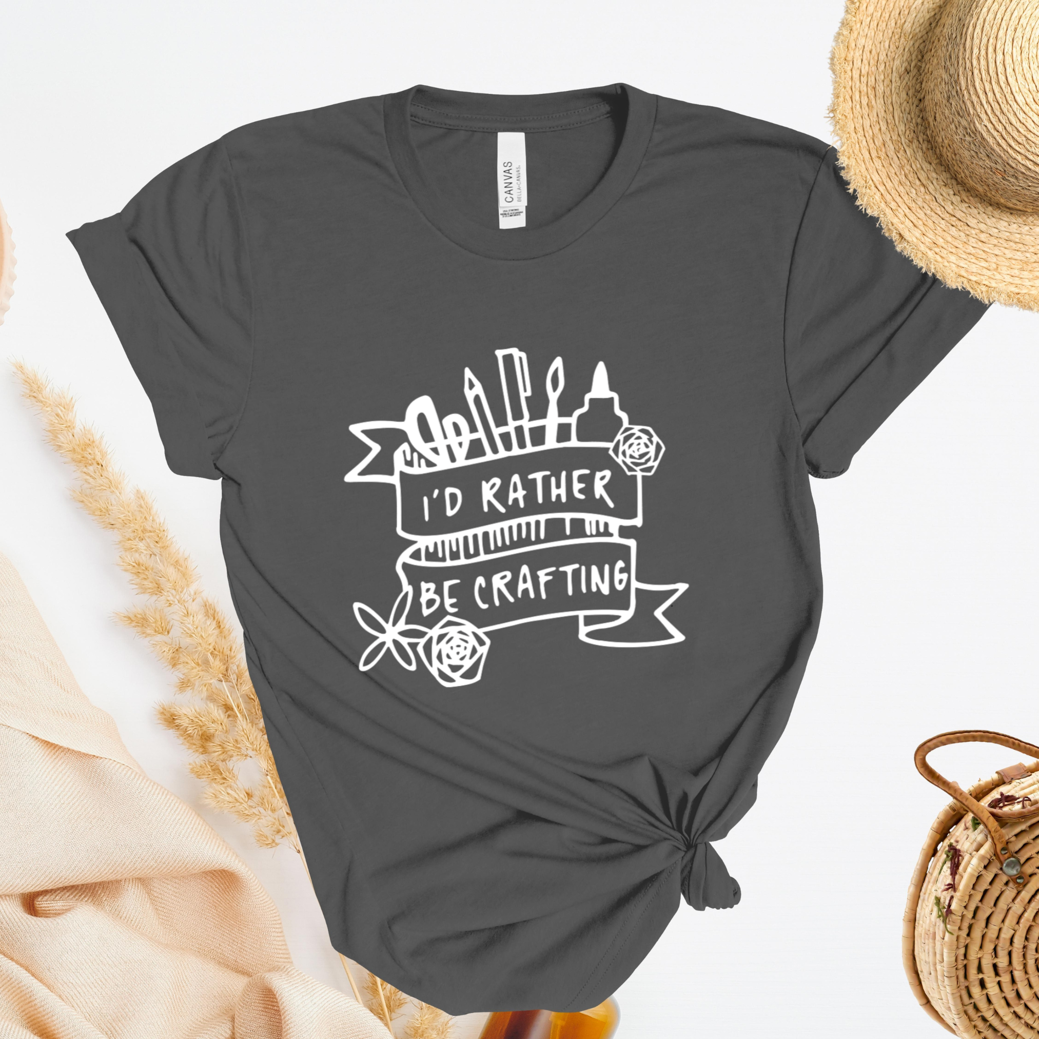 I'd Rather Be Crafting T-Shirt