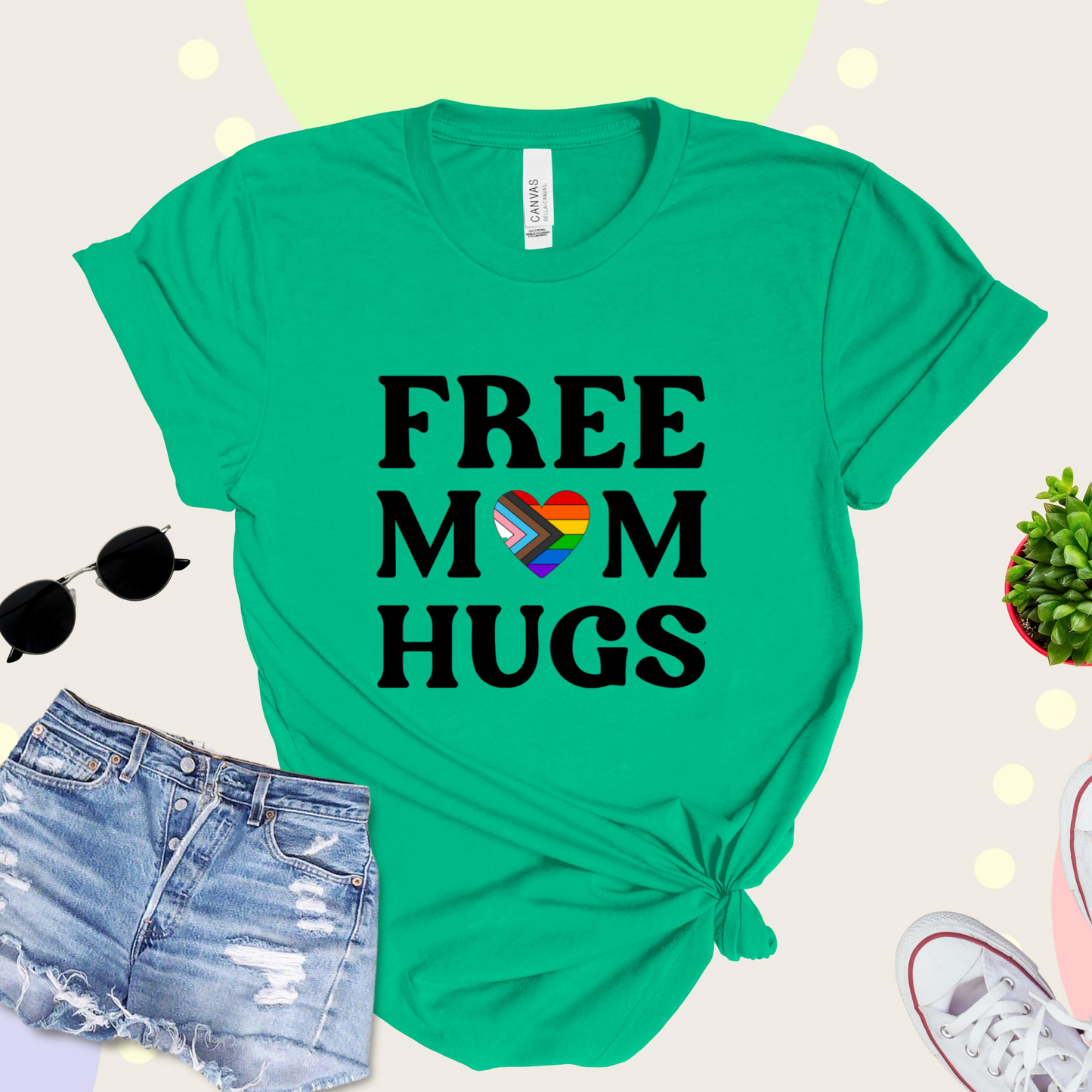 Free Mom Hugs Pride T-Shirt
