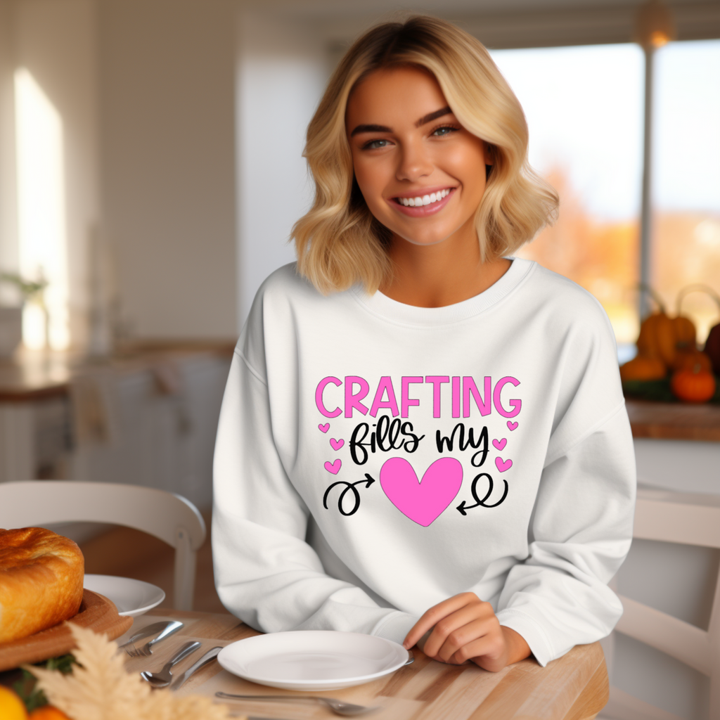 Crafting Fills My Heart Sweatshirt