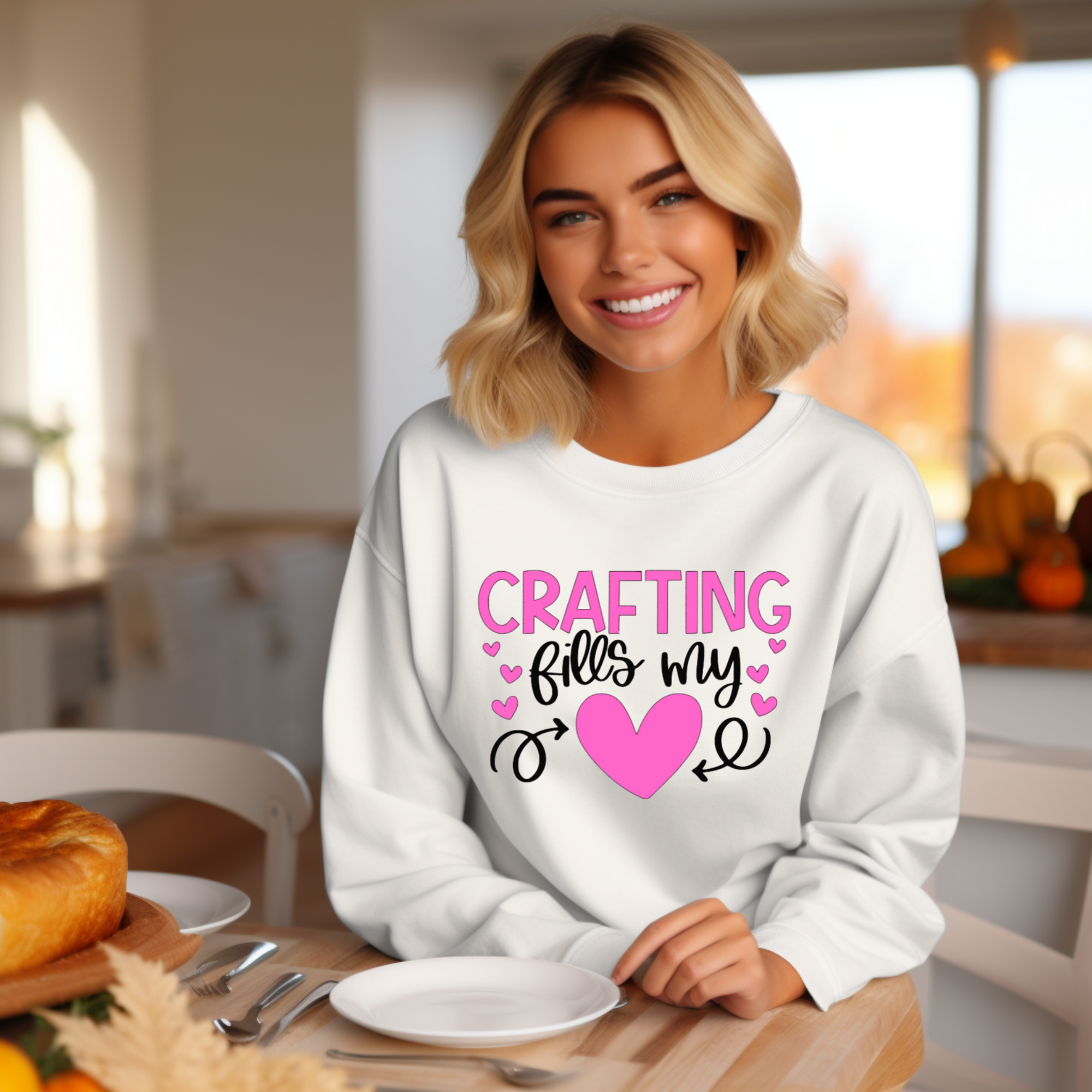 Crafting Fills My Heart Sweatshirt