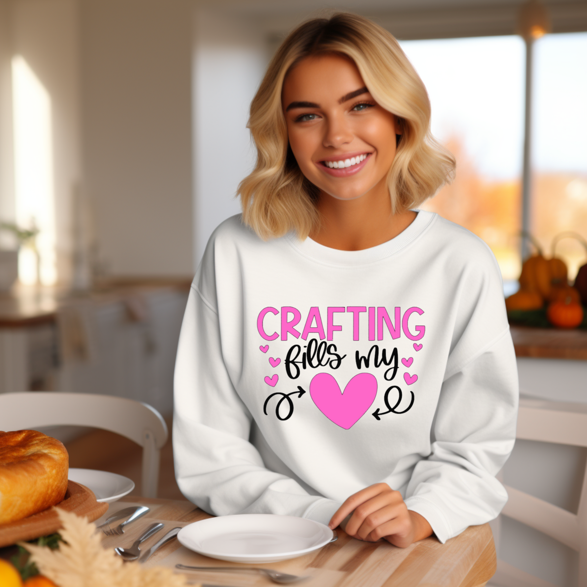 Crafting Fills My Heart Sweatshirt