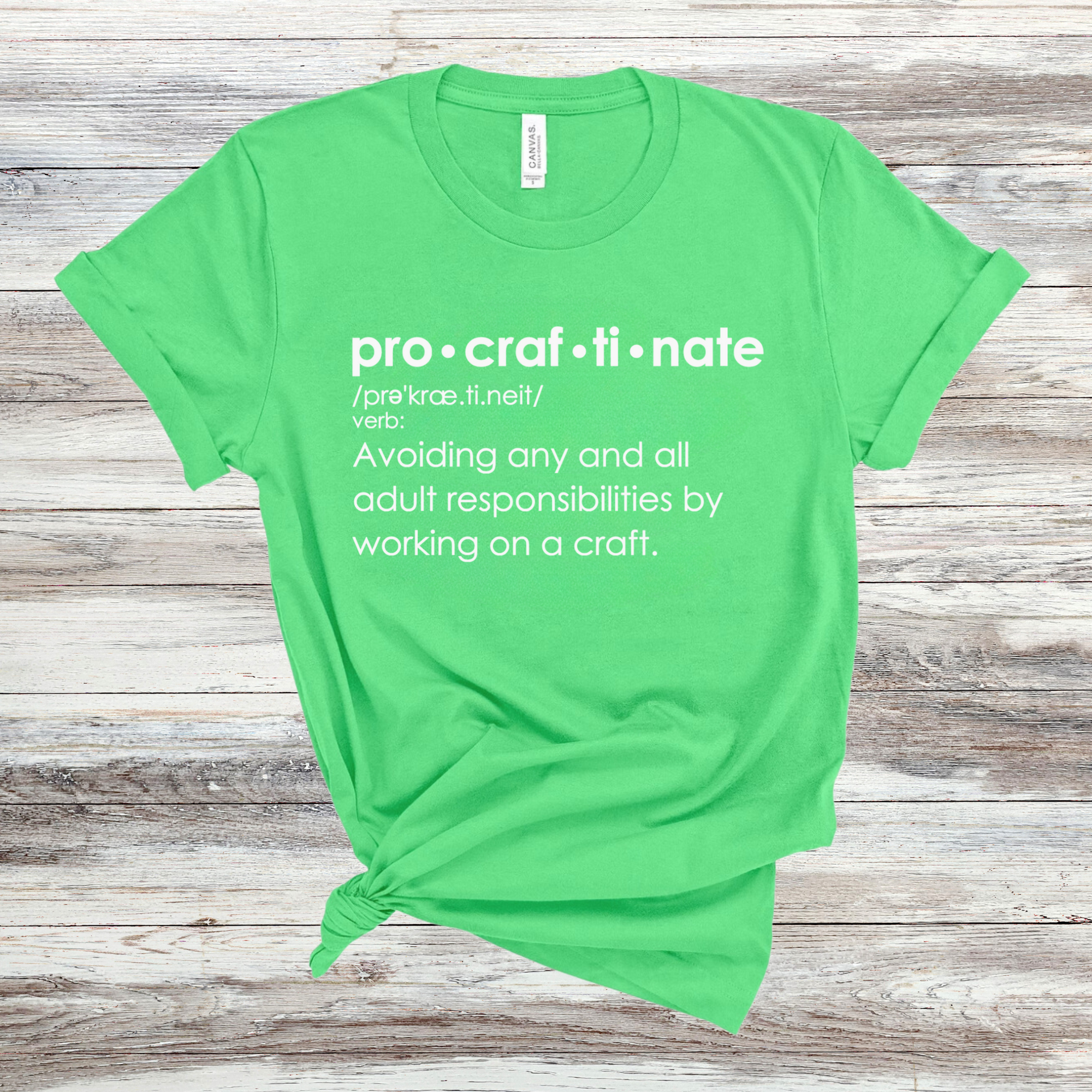 Procraftinate Definition T-Shirt