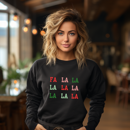 Fa La La La La Festive Christmas Shirt, Festive, Holiday, Christmas Party, Cheer, Gift