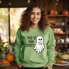 This Is Boo-Sheet! Ghostly Pun Halloween Sweatshirt