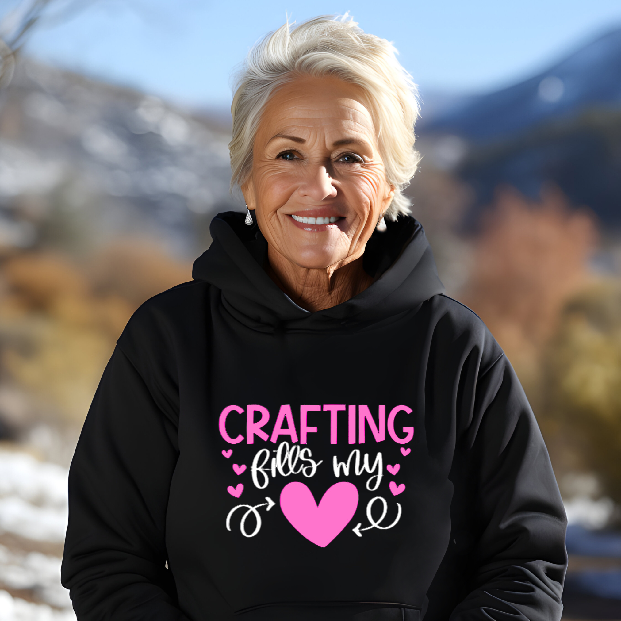 Crafting Fills My Heart Hoodie