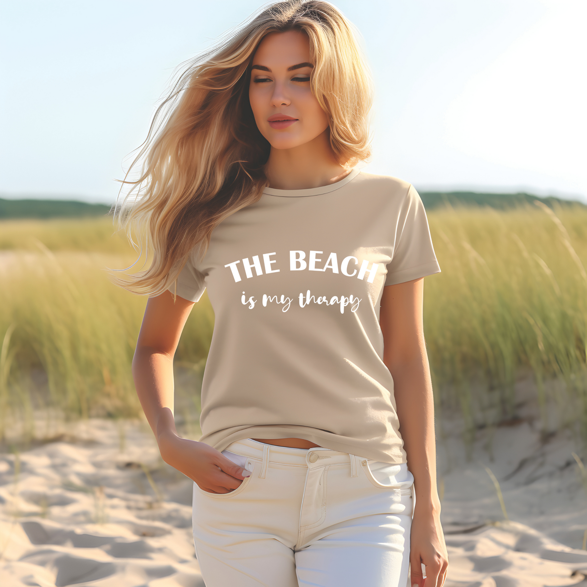 The Beach Is My Therapy T-Shirt