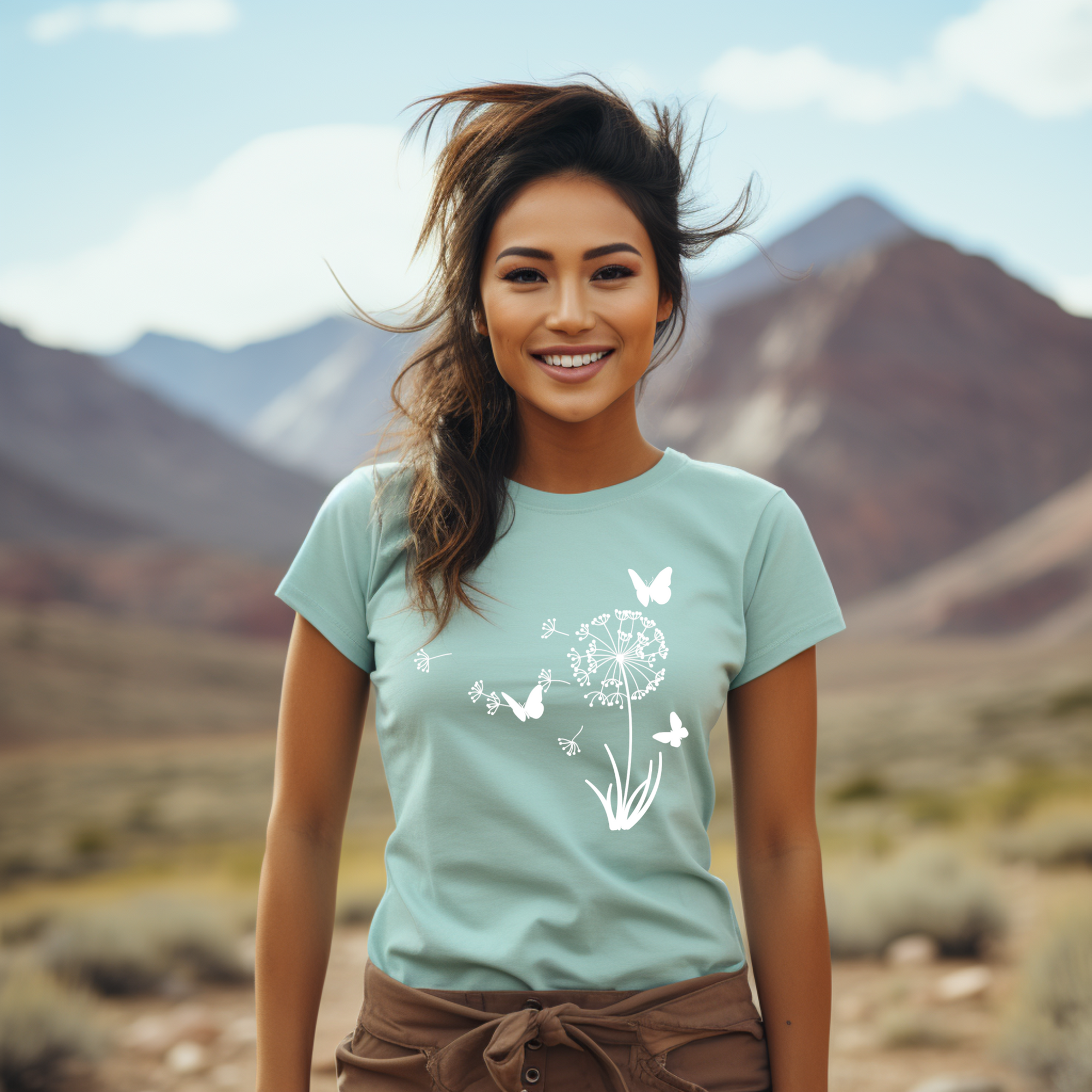 Dandelion Butterfly T-Shirt