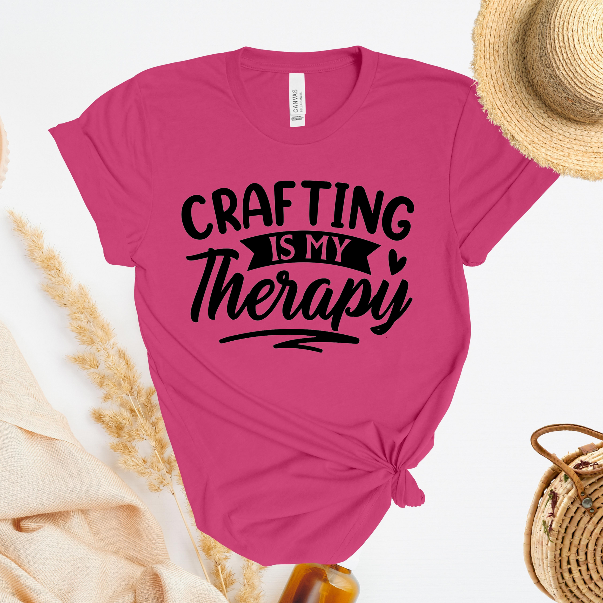 Crafting Is My Therapy T-Shirt