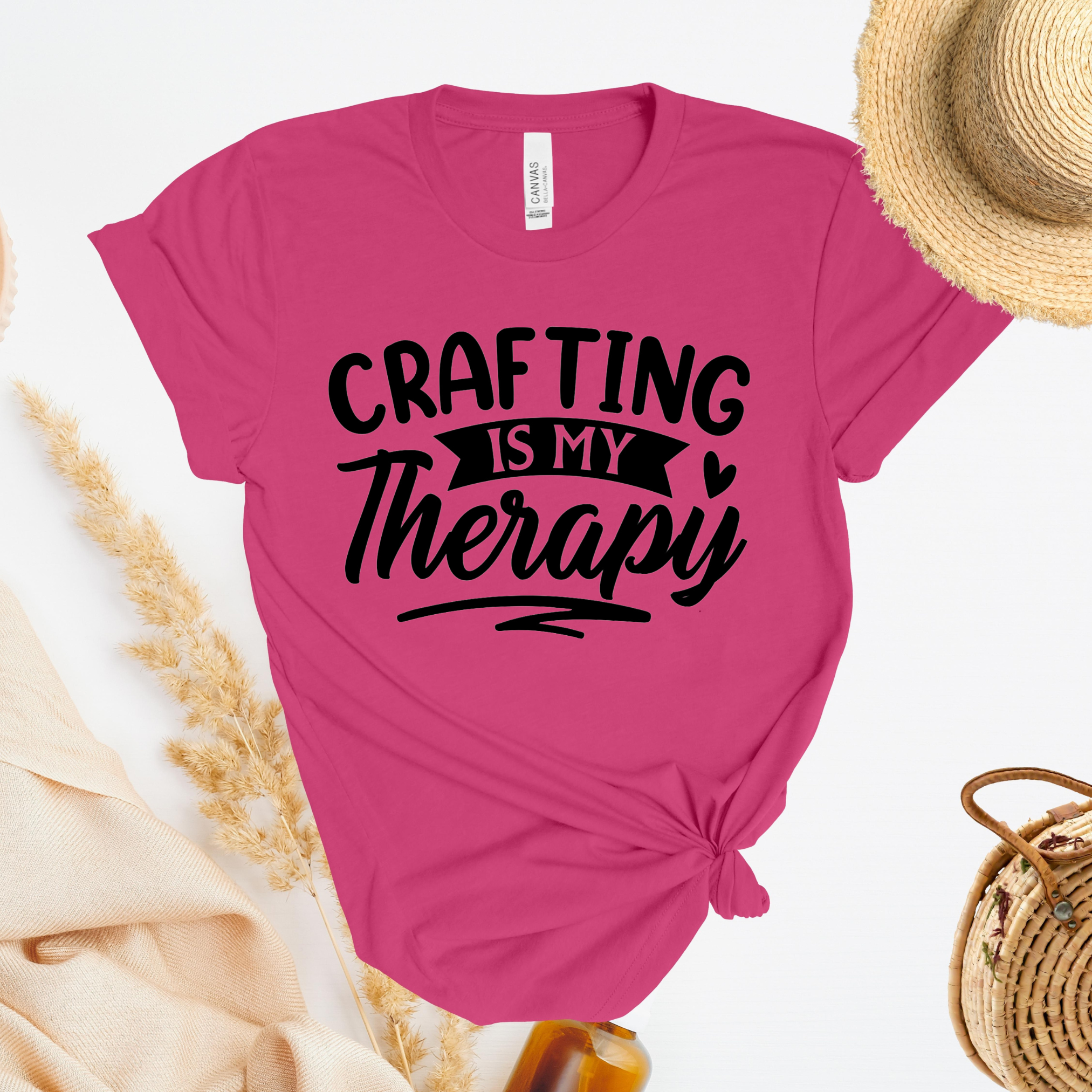 Crafting Is My Therapy T-Shirt