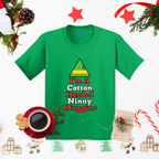 I'm a Cotton Headed Ninny Muggins T-Shirt, Funny Christmas Quote, Holiday Humor Tee, Gift for Christmas Enthusiasts