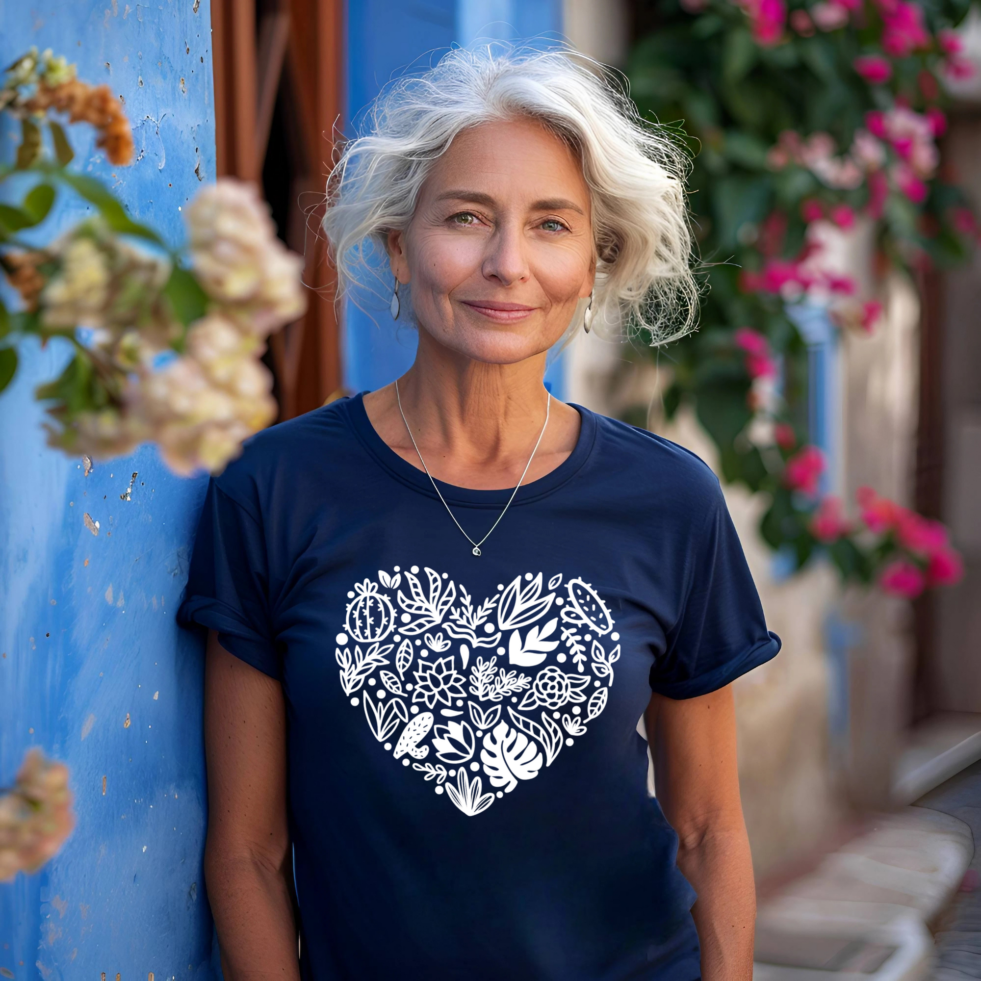 Botanical Heart Plant Lover T-Shirt