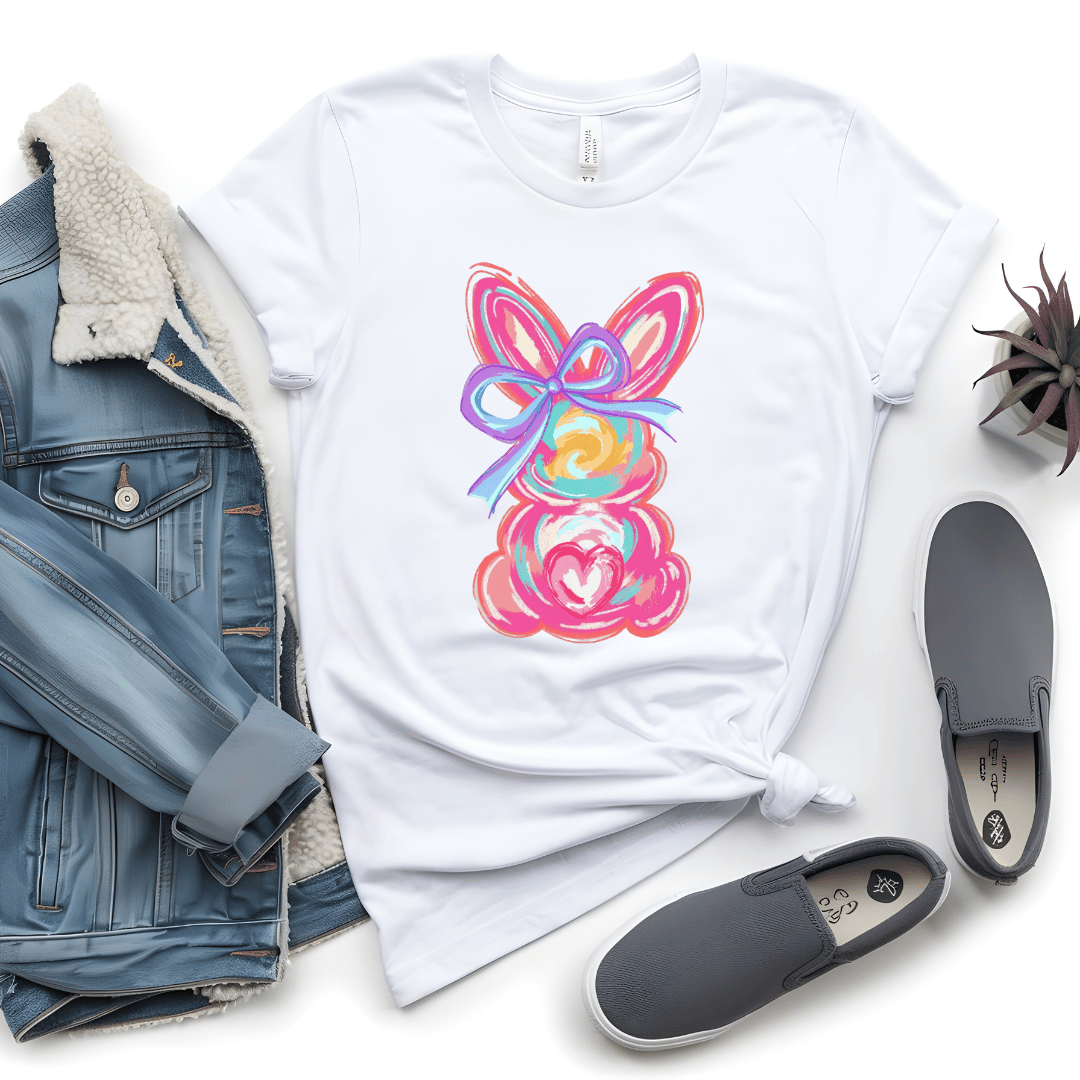Colorful Painted Easter Bunny T-Shirt