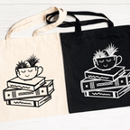 Succulents and Books Tote Bag