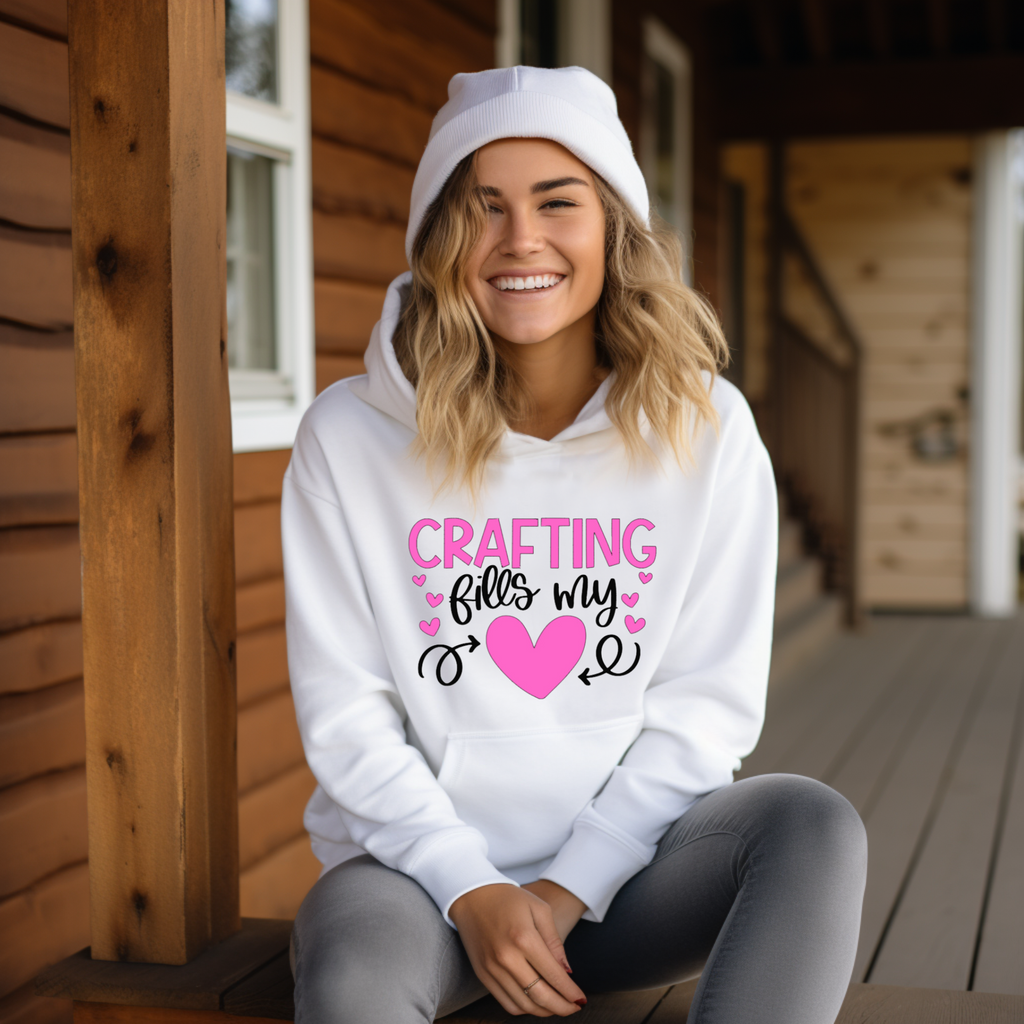 Crafting Fills My Heart Hoodie