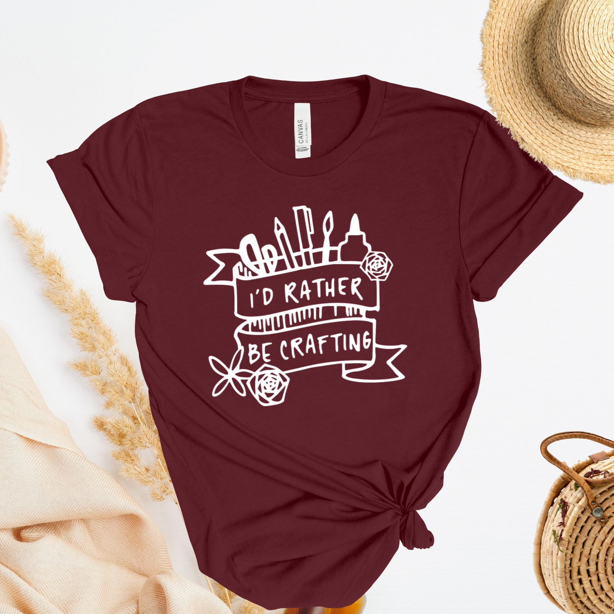 I'd Rather Be Crafting T-Shirt