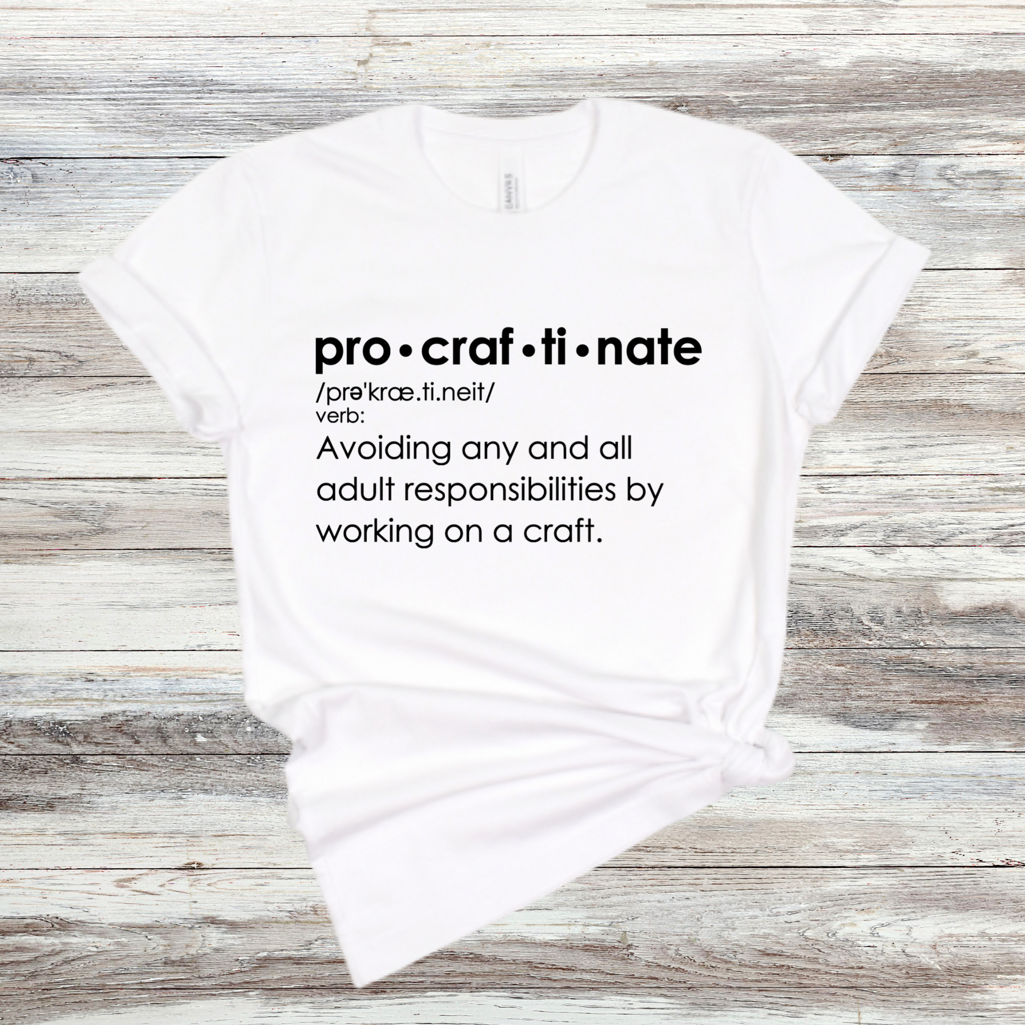 Procraftinate Definition T-Shirt