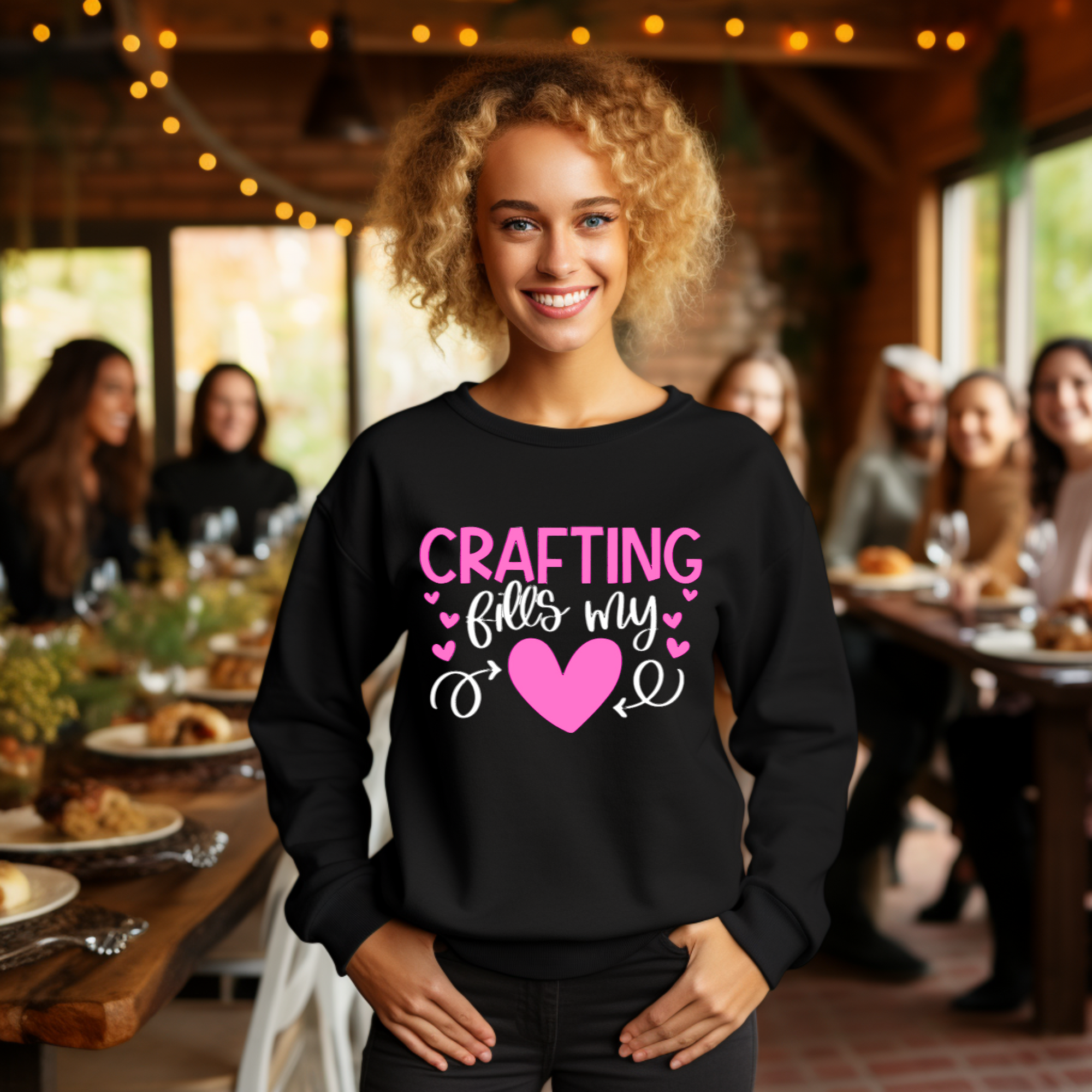 Crafting Fills My Heart Sweatshirt